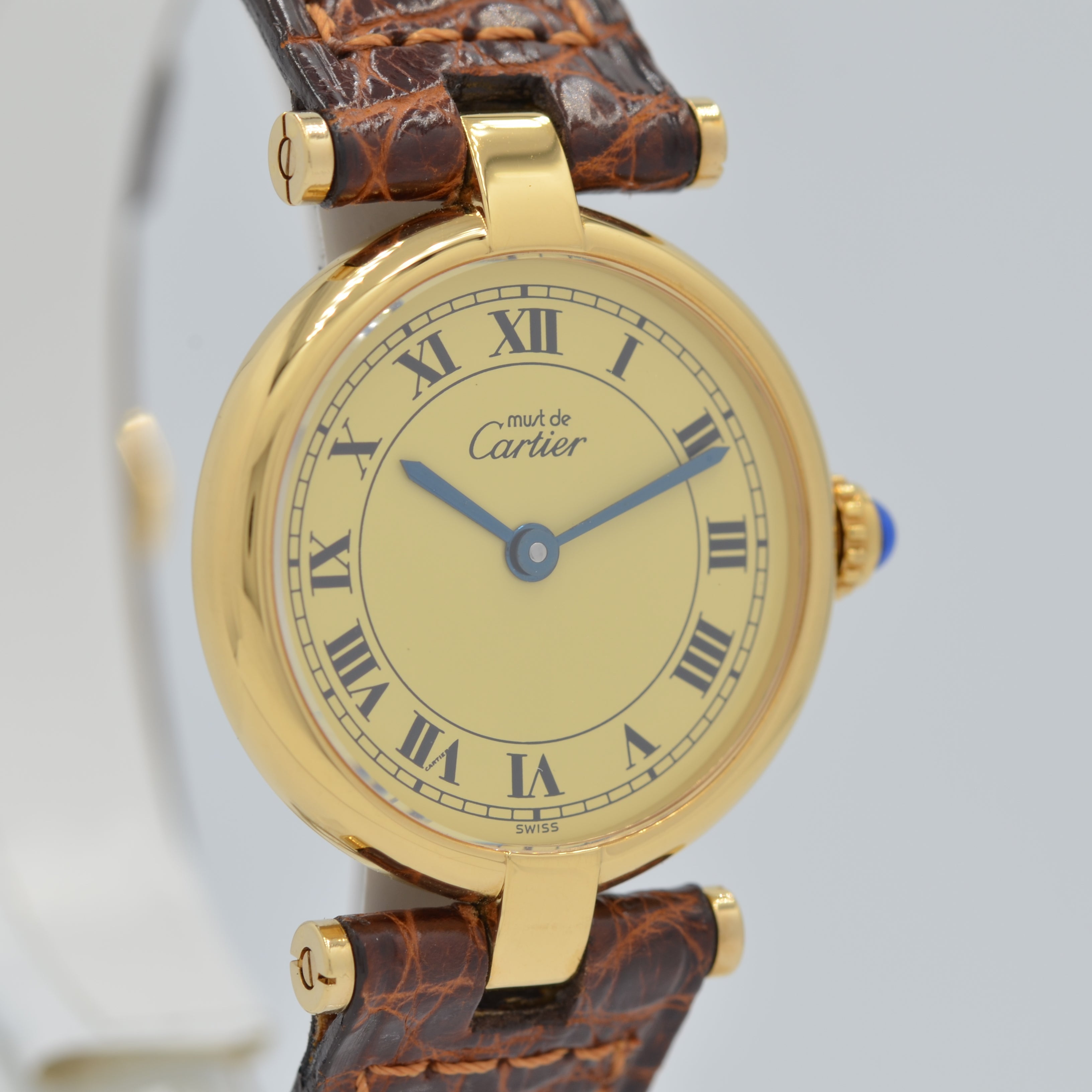 【Cartier】カルティエ マストヴァンドーム SMアイボリーローマ文字盤 デッドストック
