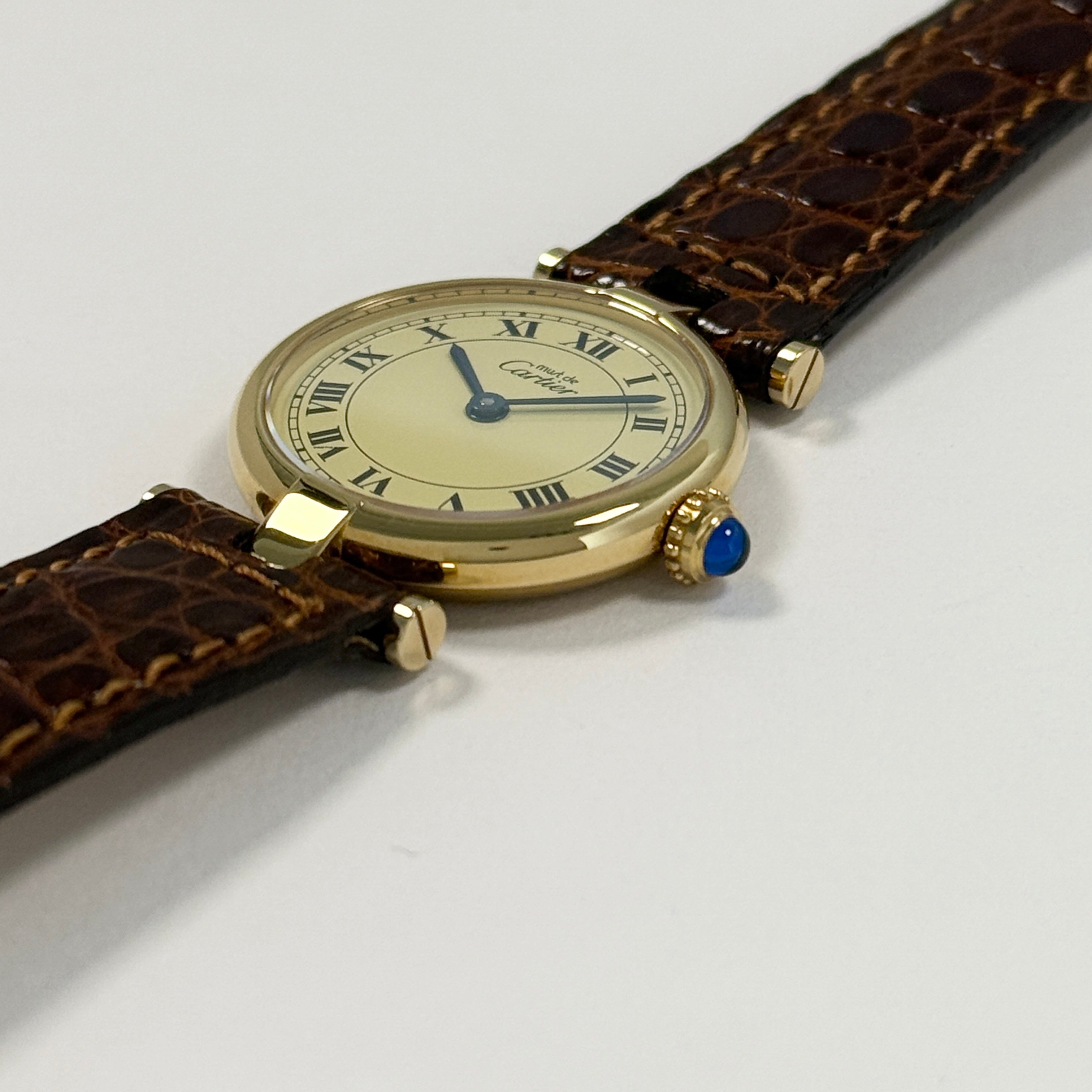 【Cartier】カルティエ マストヴァンドーム SMアイボリーローマ文字盤 デッドストック