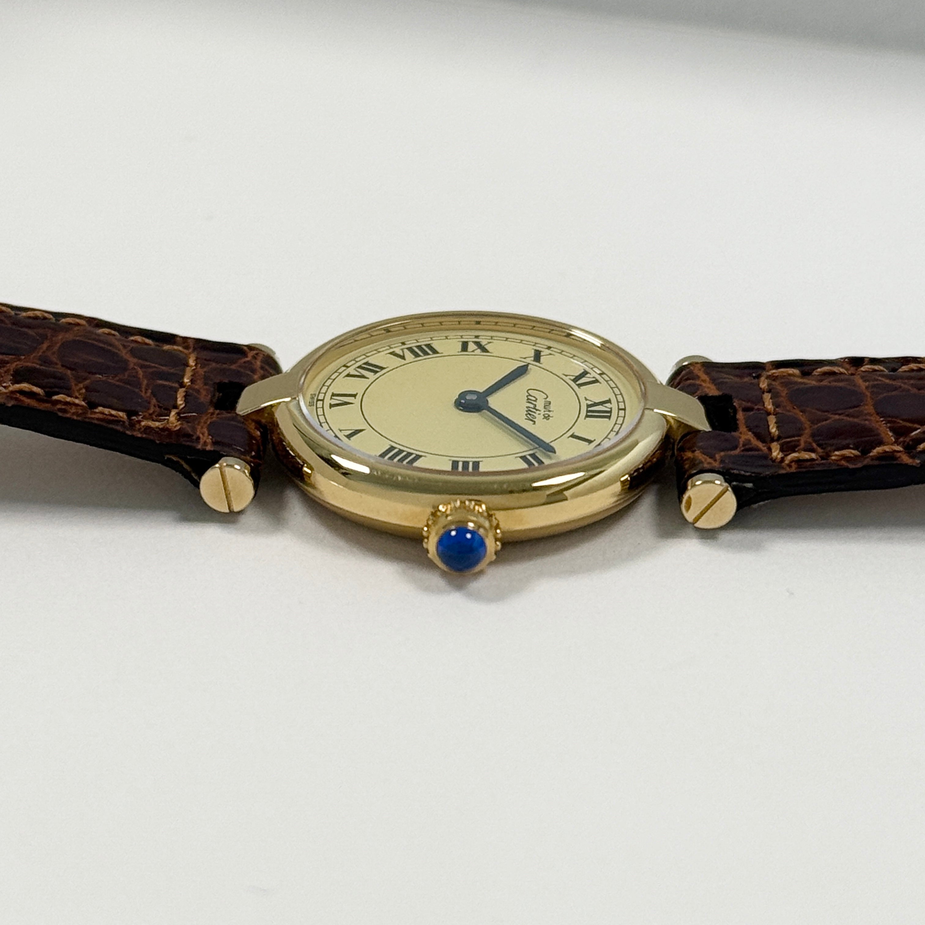 【Cartier】カルティエ マストヴァンドーム SMアイボリーローマ文字盤 デッドストック