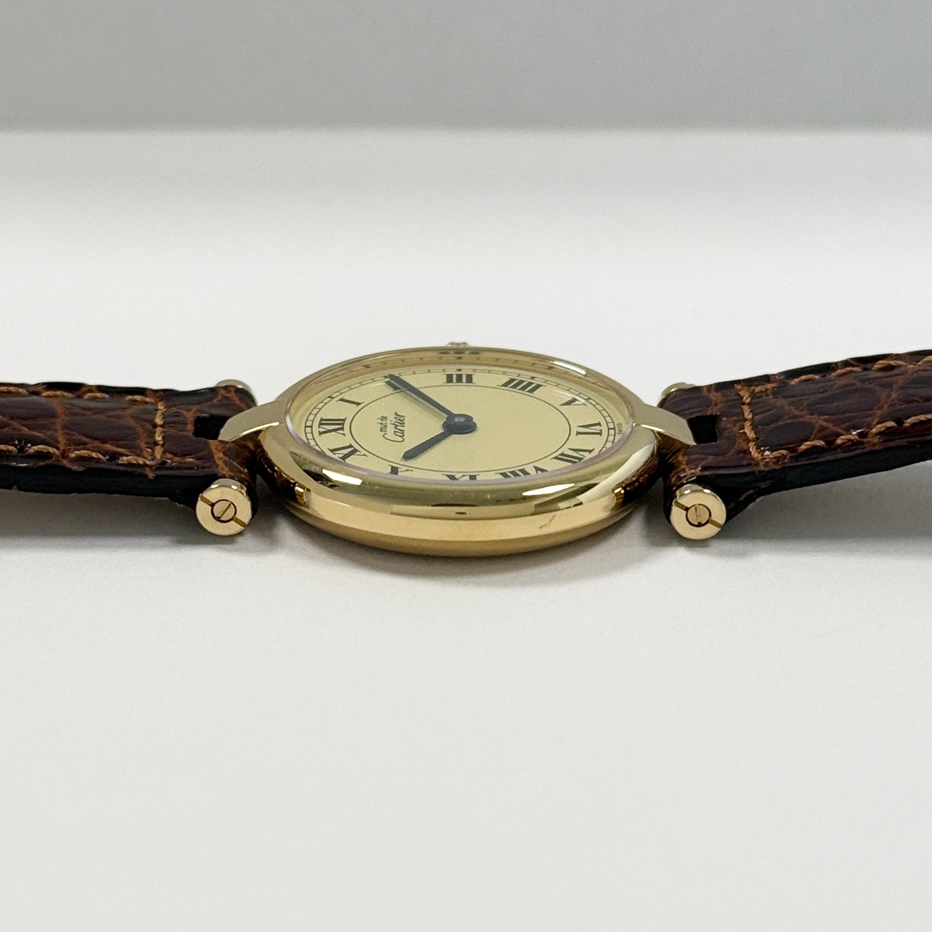 【Cartier】カルティエ マストヴァンドーム SMアイボリーローマ文字盤 デッドストック