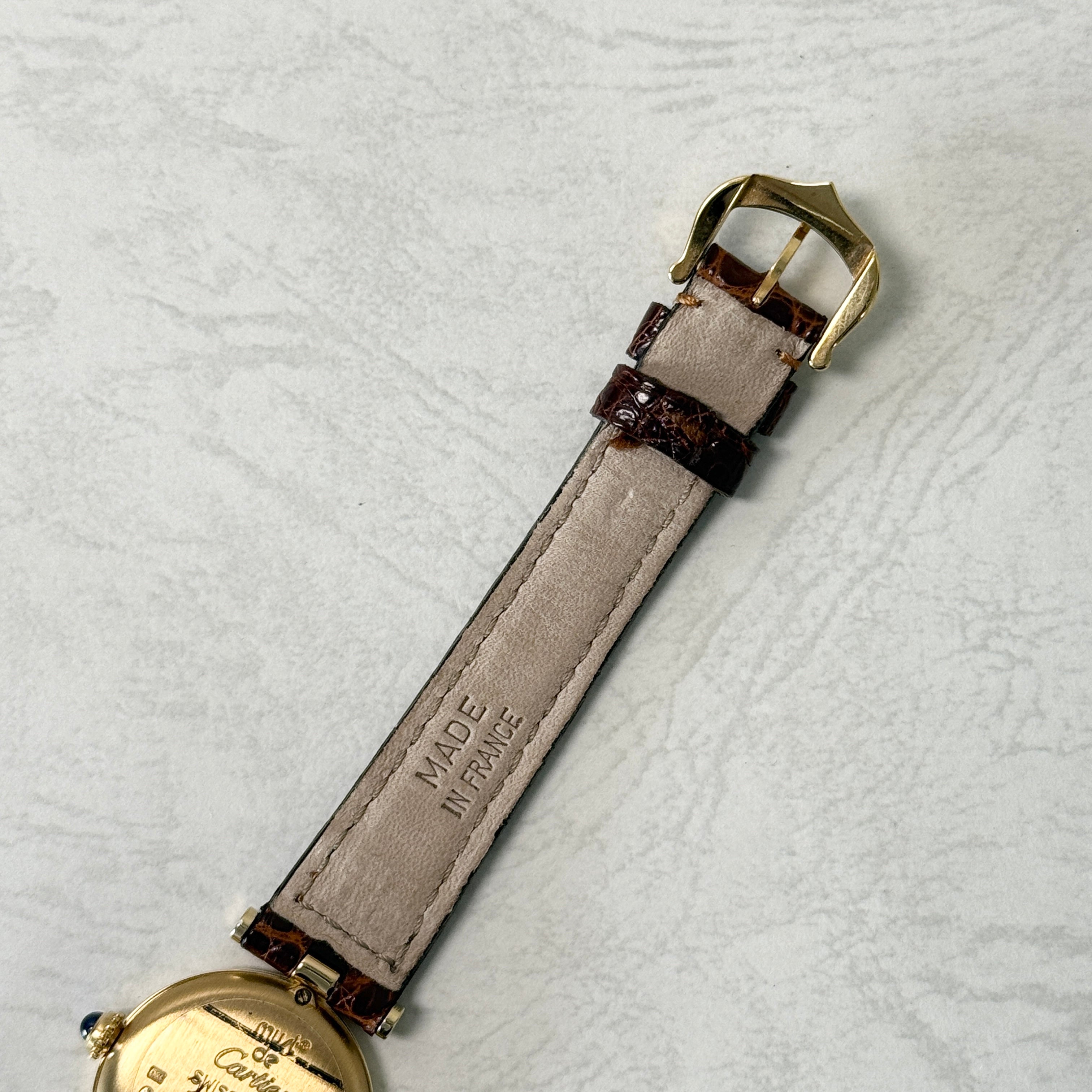 【Cartier】カルティエ マストヴァンドーム SMアイボリーローマ文字盤 デッドストック