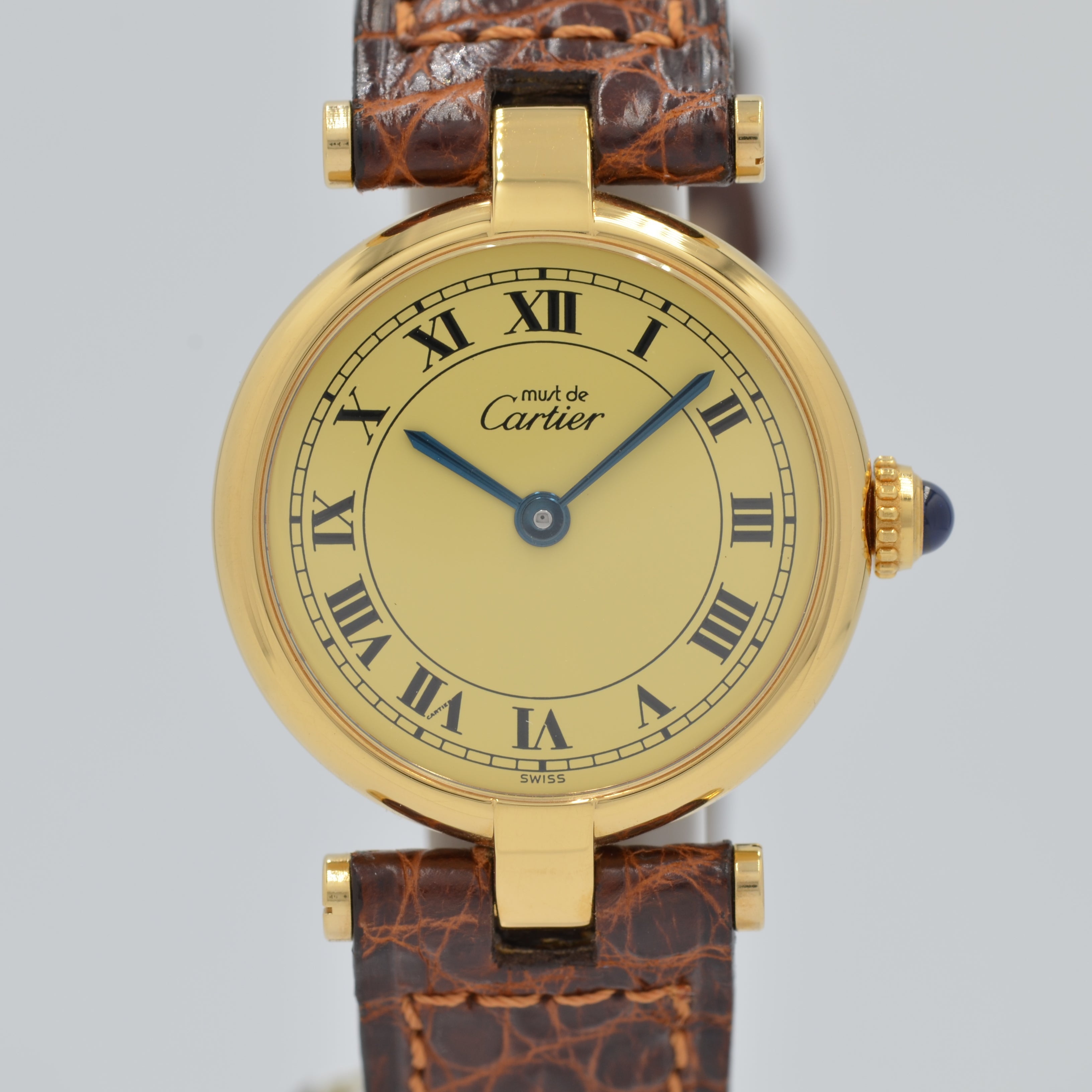 カルティエ マストヴァンドーム SM アイボリーローマ文字盤 デッドストック