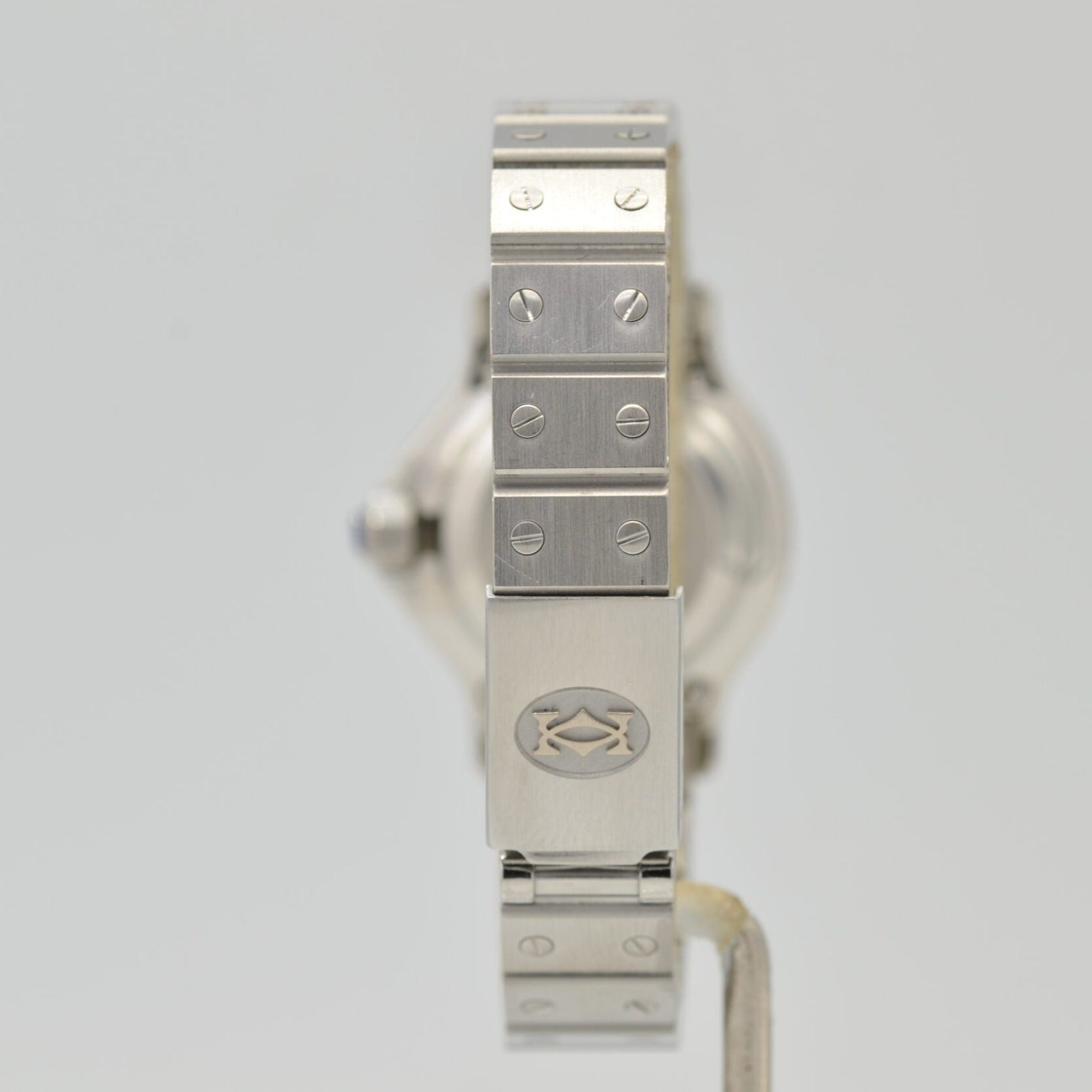 【Cartier】カルティエ<BR>サントスオクタゴン SMステンレスGray永久保証書付き