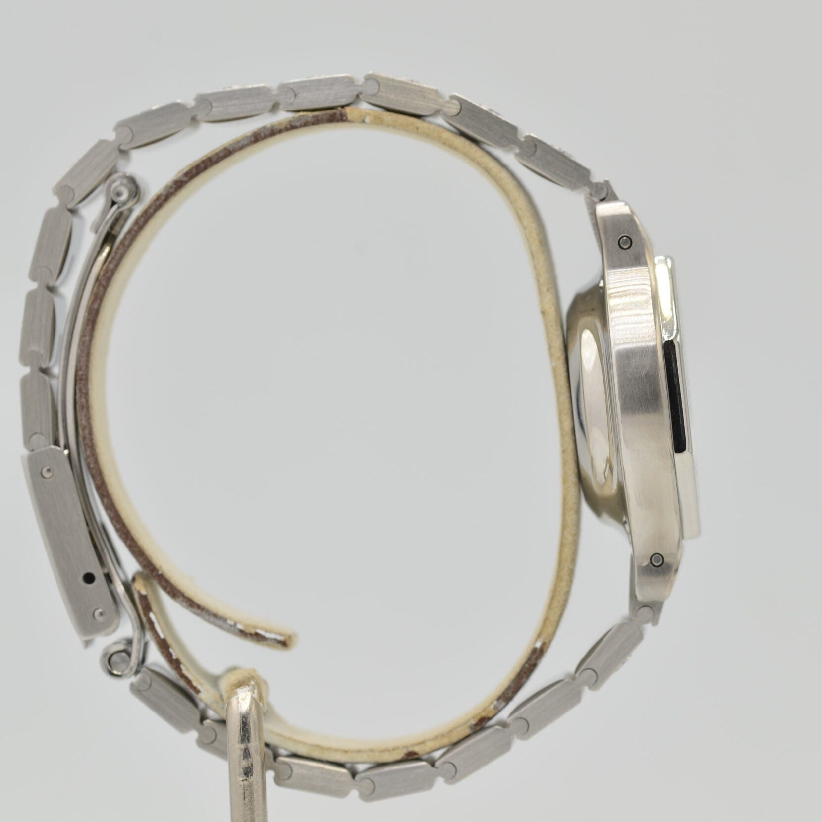 【Cartier】カルティエ<BR>サントスオクタゴン SMステンレスGray永久保証書付き