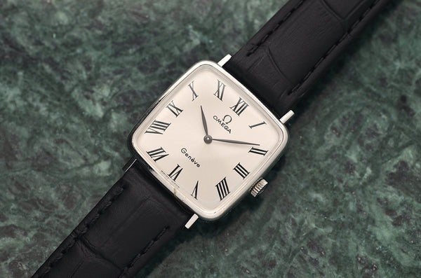 This small-sized 1972 Omega Genève is just right.
