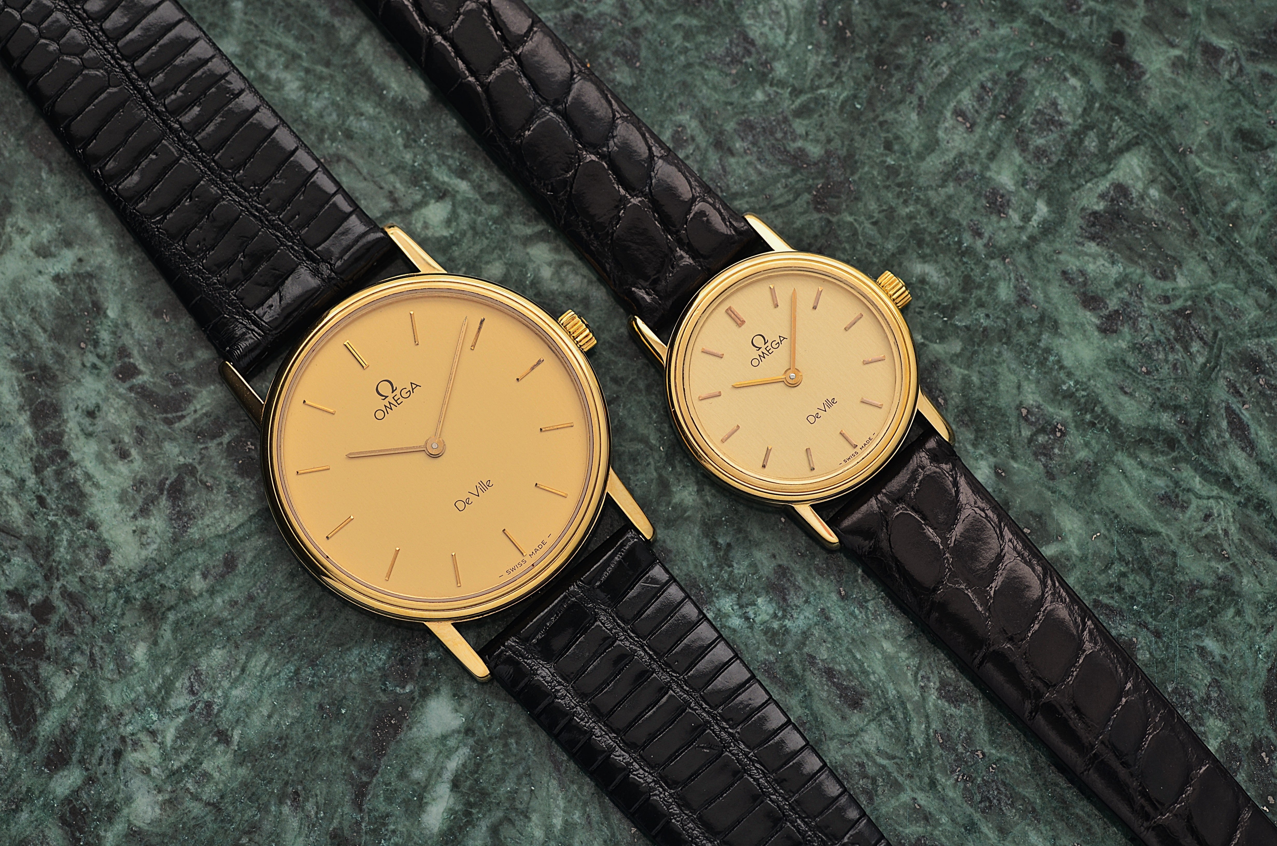 ペアで揃えたいシンプルな1975年製と1979年製のオメガ・デヴィル。