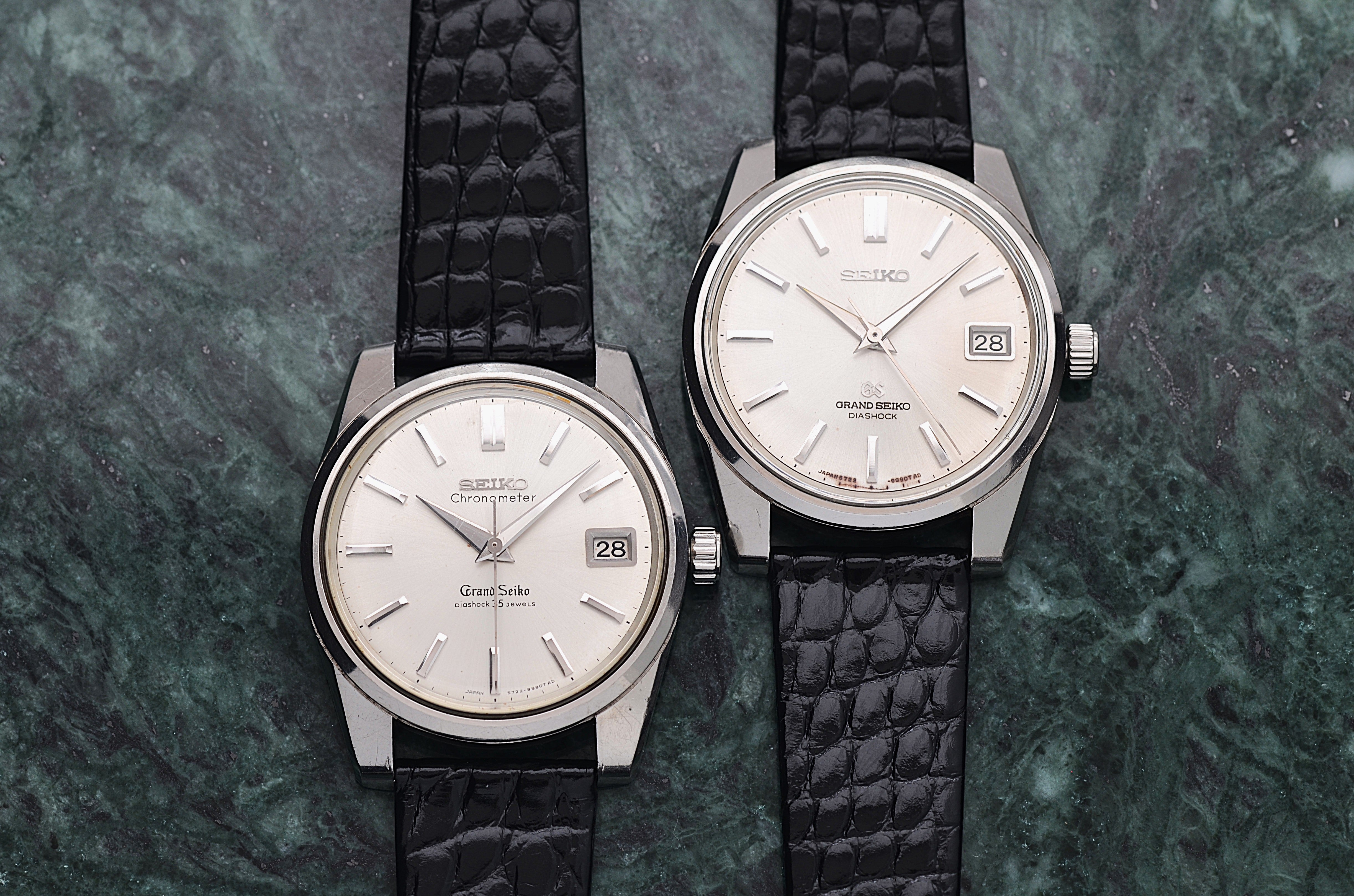 GSデザインを決定付けた新旧グランドセイコーセカンド。