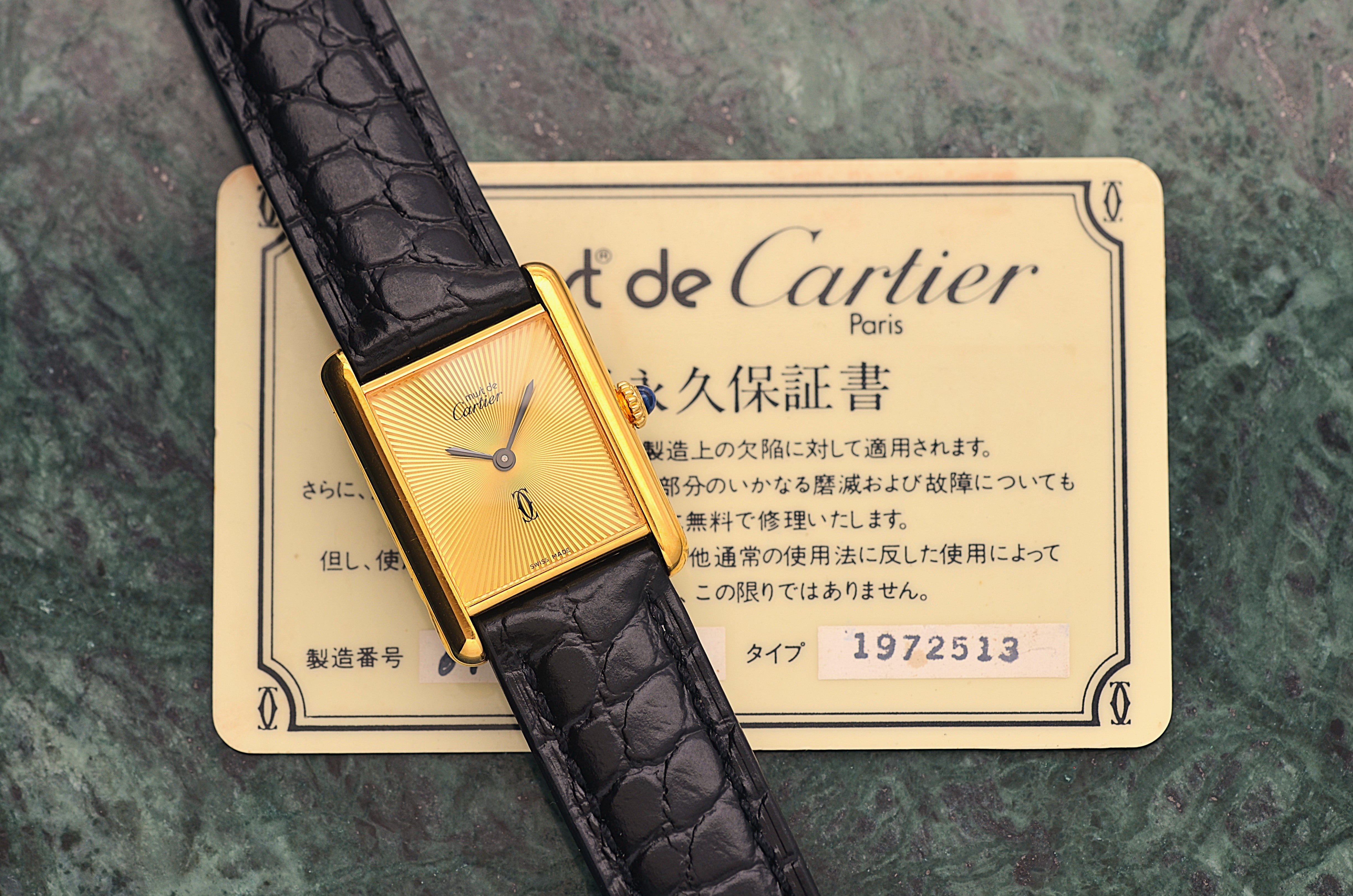 最初で最後の出会いとなるであろうカルティエ・マストタンク。