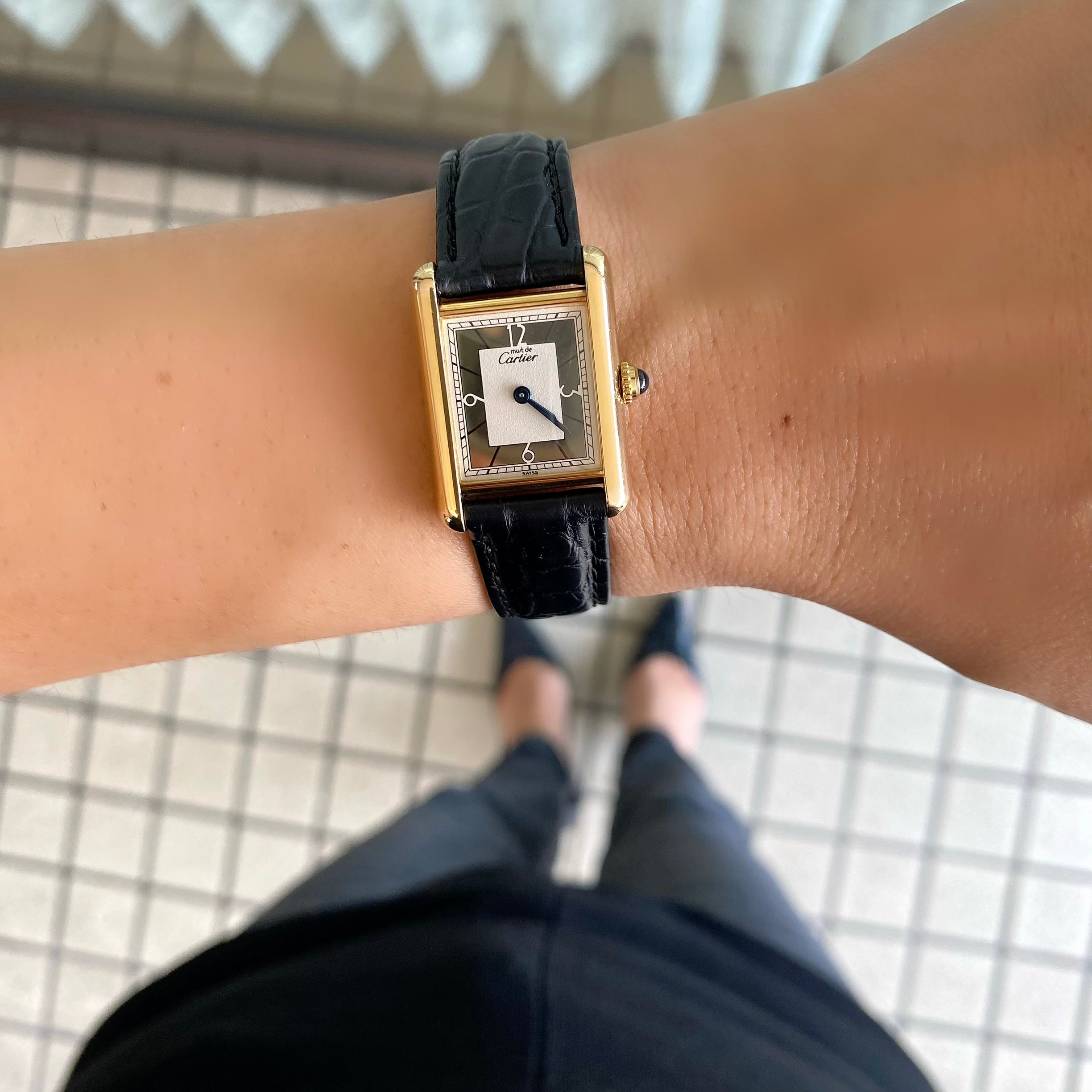【Cartier】マストタンクSM世界限定500本モデル 純正Dバックル付き