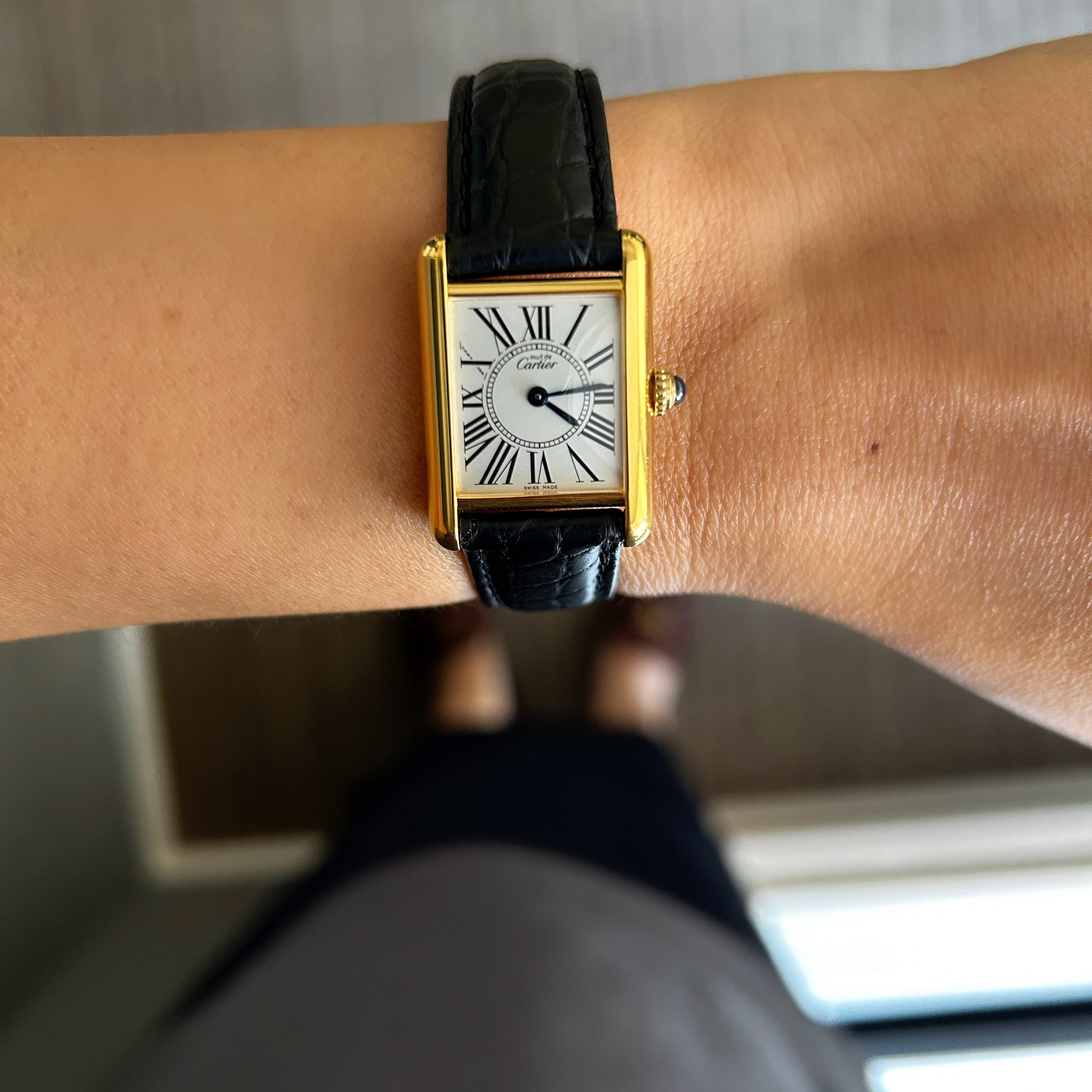 [Cartier] Cartier Must Tank SM Opalan with accessories