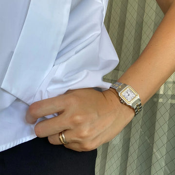 Cartier】カルティエサントスガルベ SMコンビゴドロンブレスレット