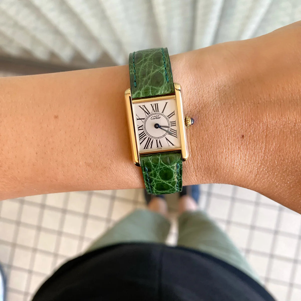 [Cartier] Mast Tank SM Opaland Dead Stock