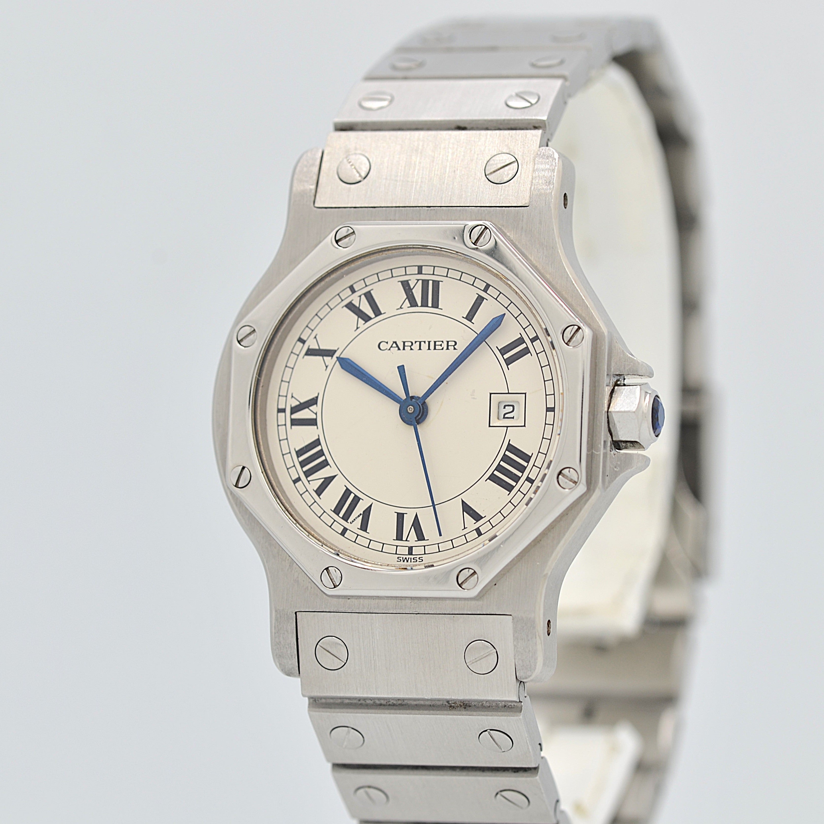 【Cartier】カルティエ サントスオクタゴン LM ステンレス