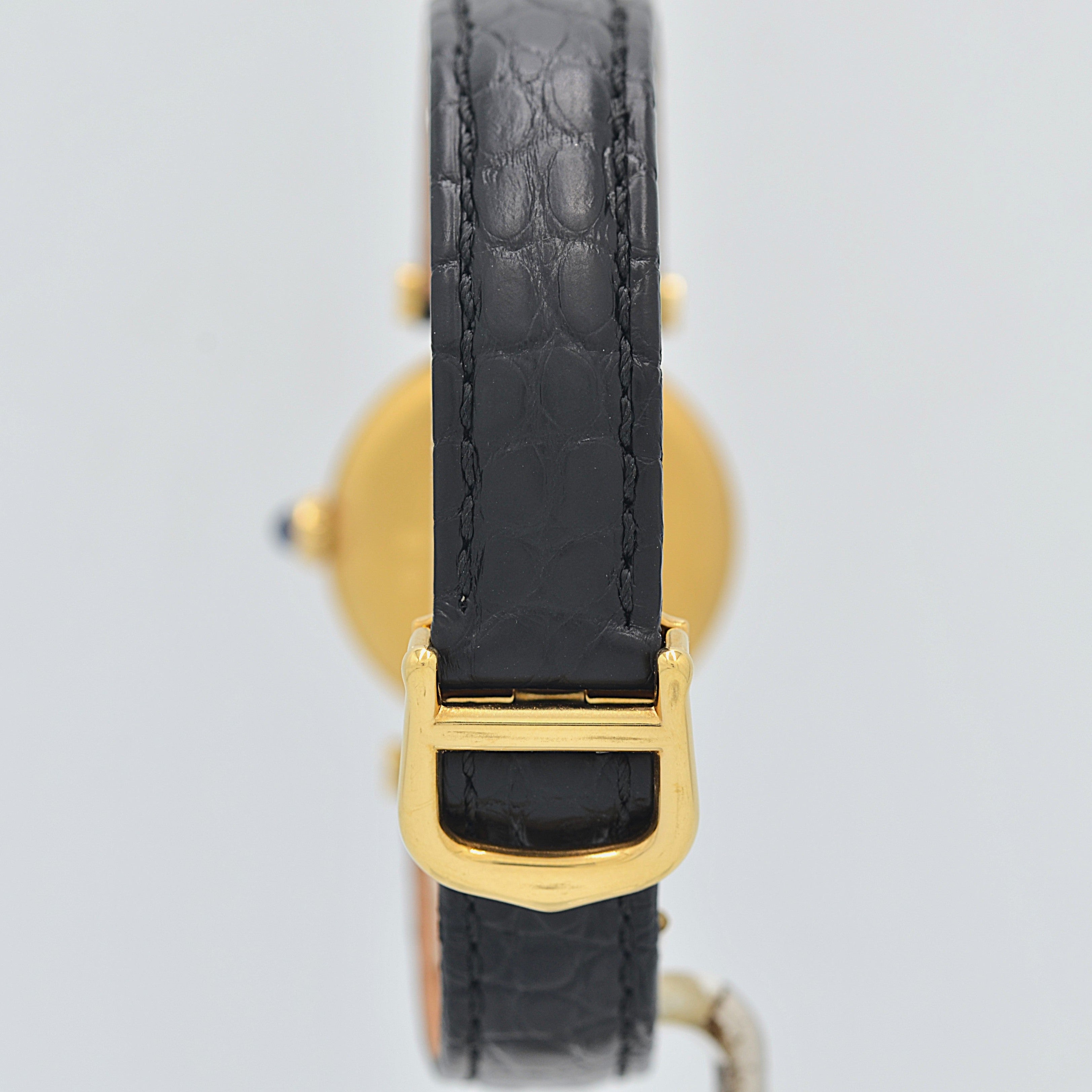 【Cartier】カルティエ マストヴァンドームSM 飛びアラビア 純正Dバックル付き