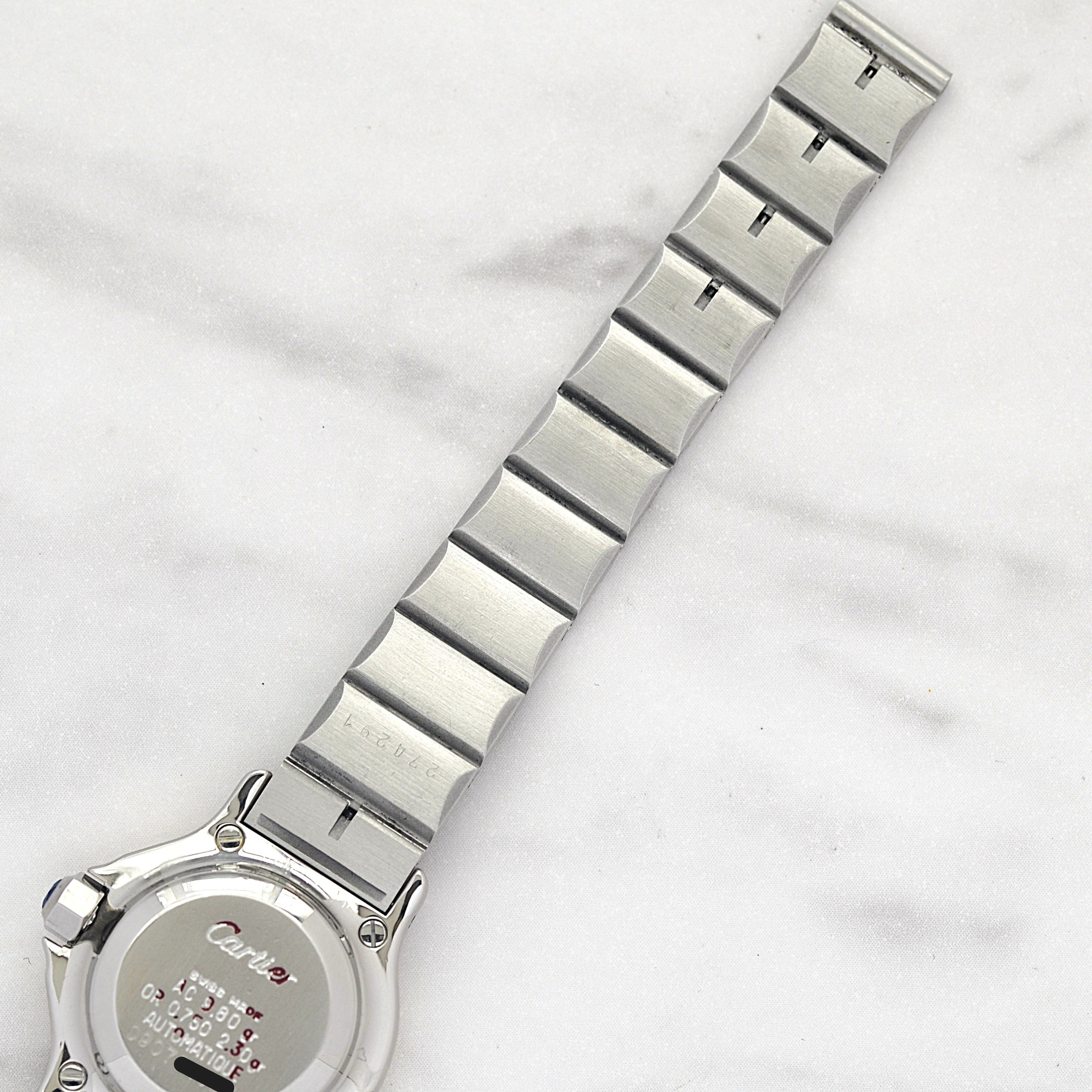 【Cartier】カルティエ サントスオクタゴンSM 18KYG×SS 永久保証書付き カルティエコンプリートサービス済み