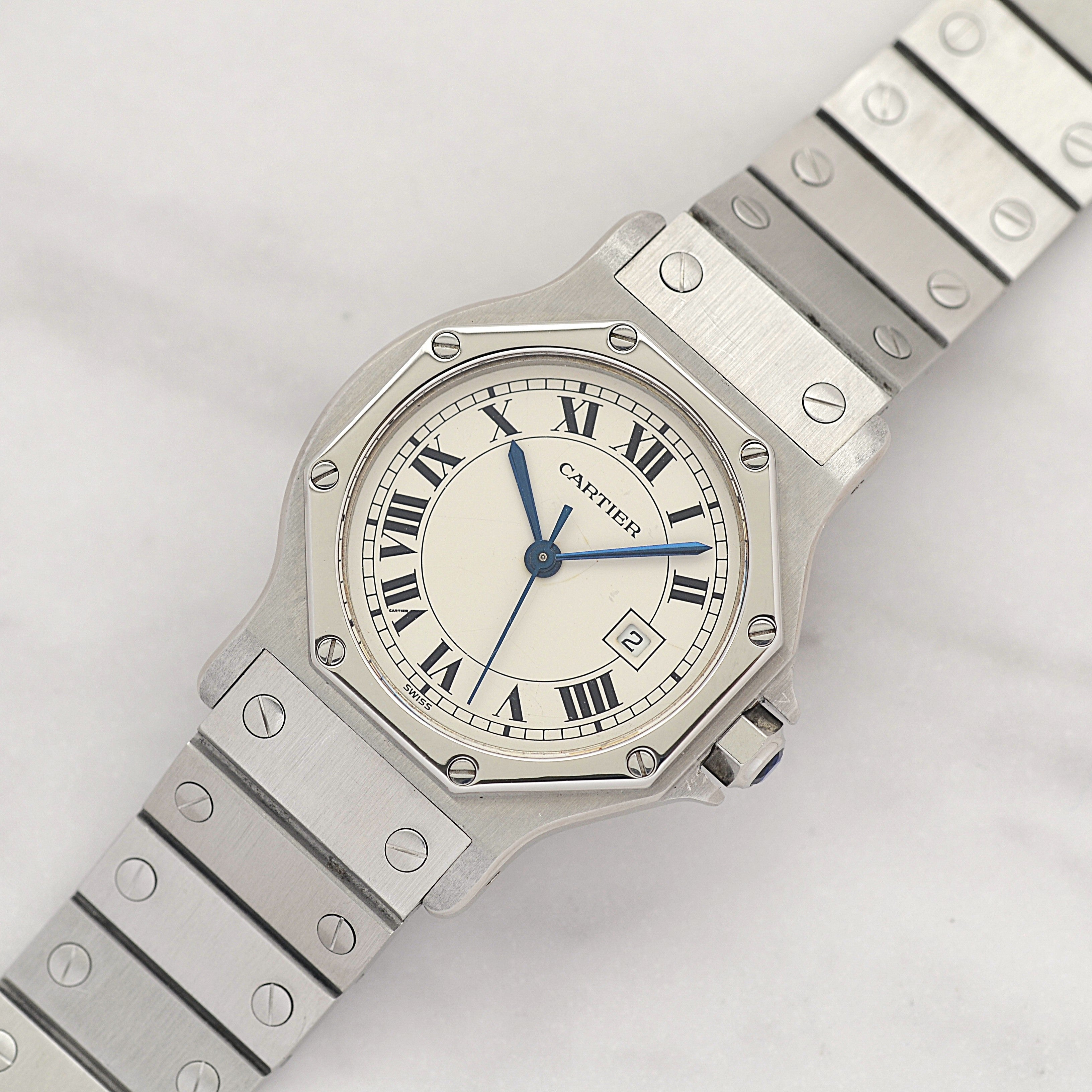 【Cartier】カルティエ サントスオクタゴン LM ステンレス