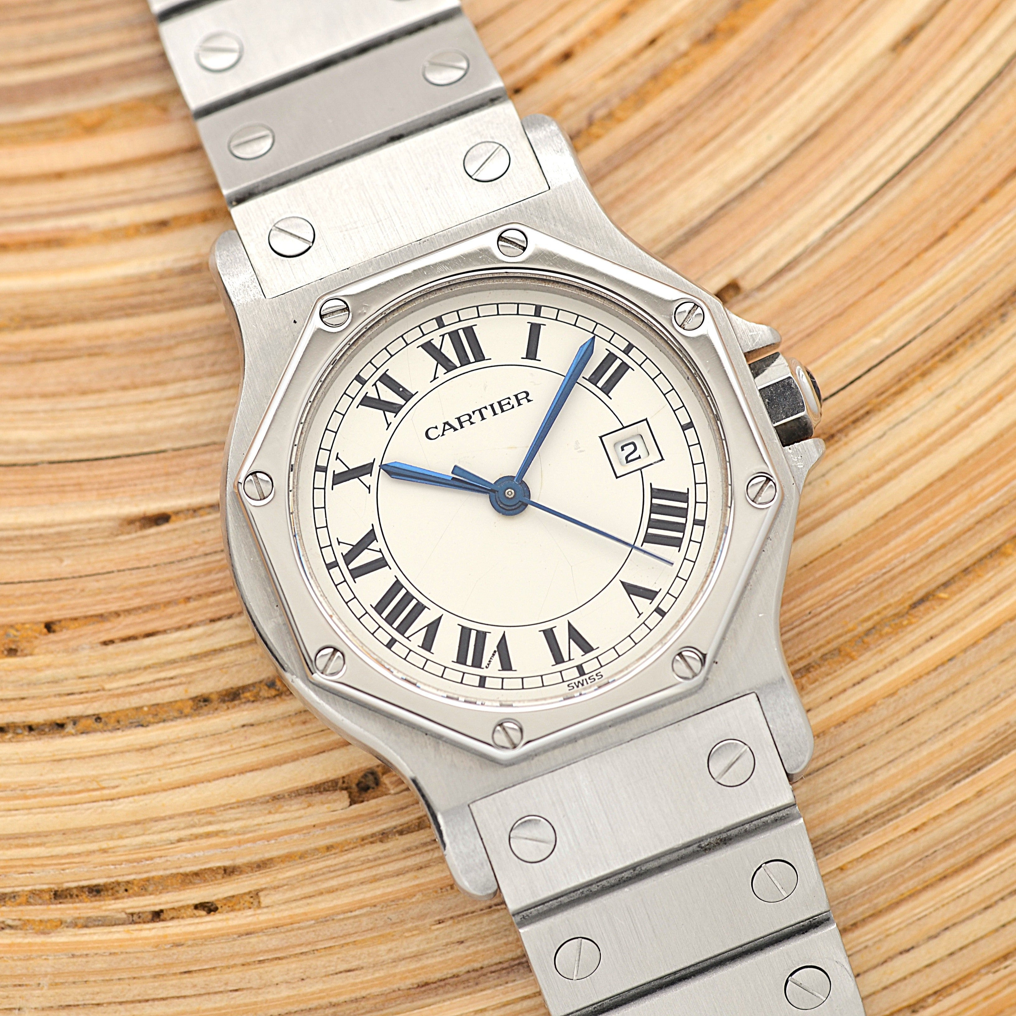 【Cartier】カルティエ サントスオクタゴン LM ステンレス