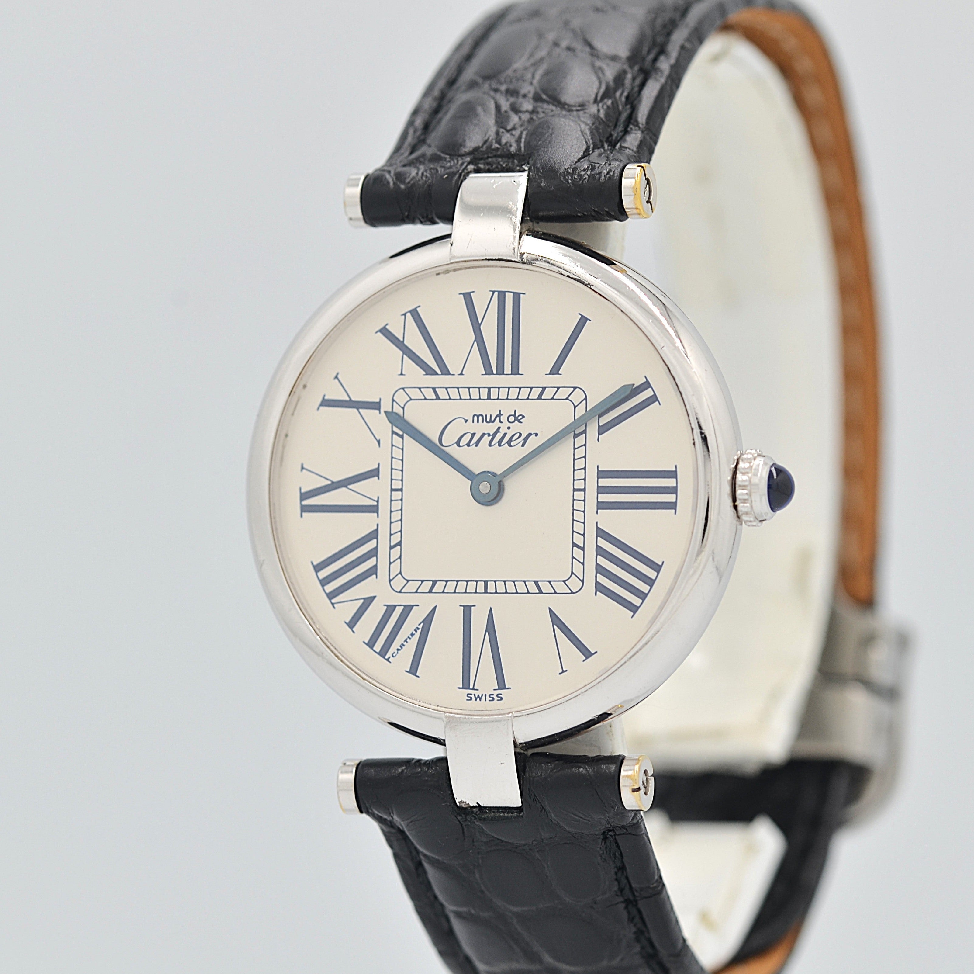 【Cartier】Cartier Must Vendome LM Opalin with original deployant buckle