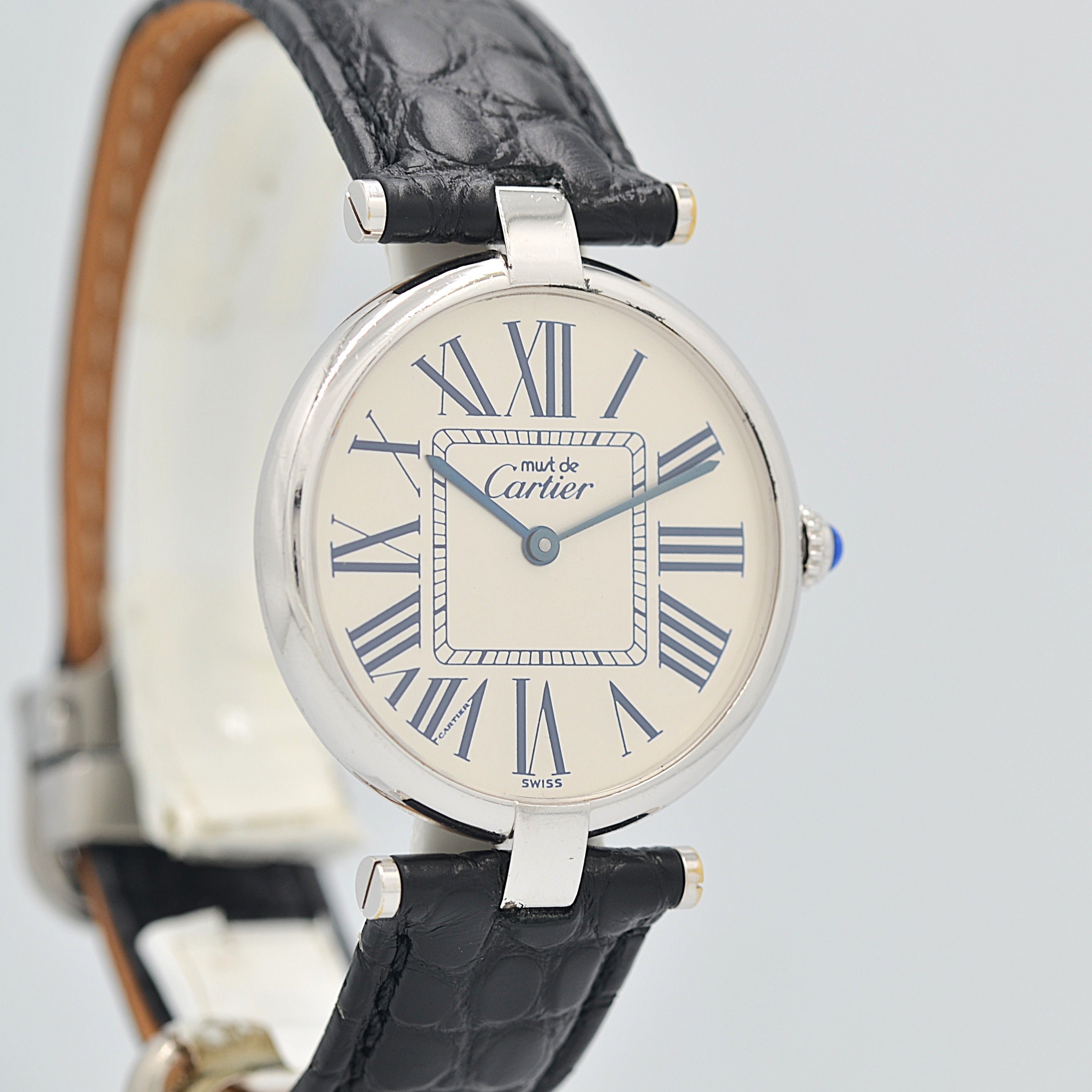【Cartier】Cartier Must Vendome LM Opalin with original deployant buckle