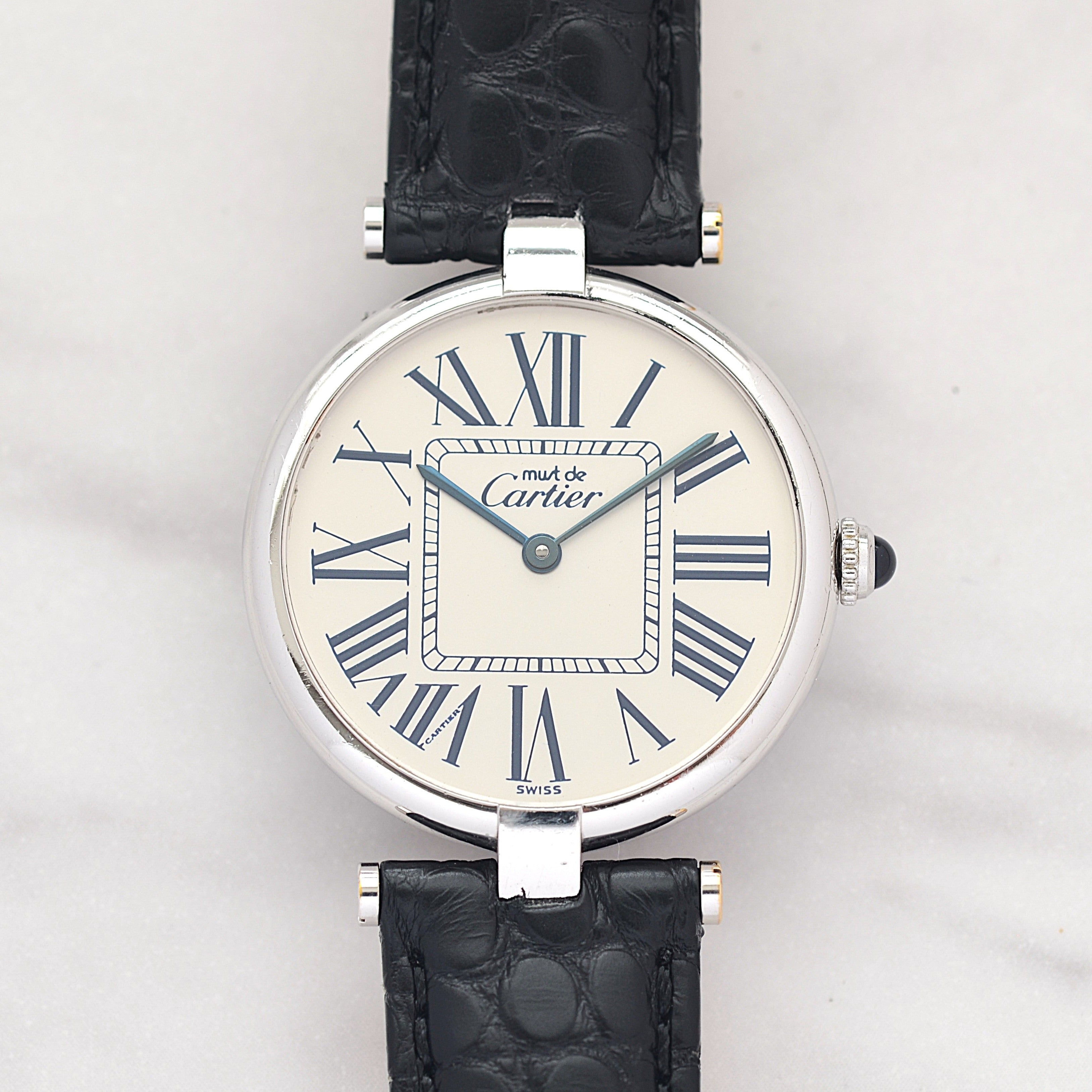 【Cartier】Cartier Must Vendome LM Opalin with original deployant buckle