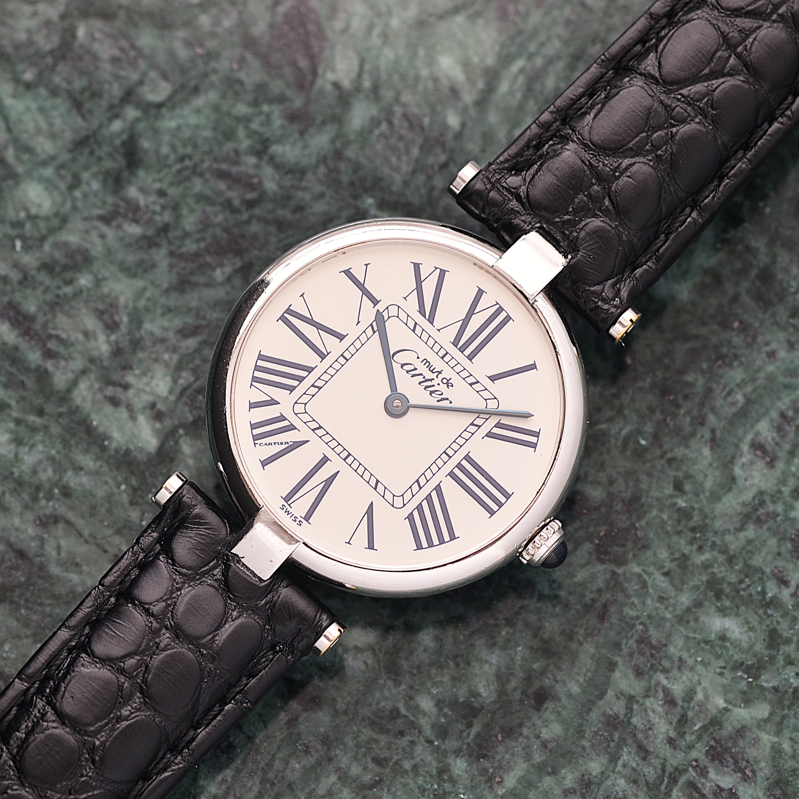 【Cartier】Cartier Must Vendome LM Opalin with original deployant buckle