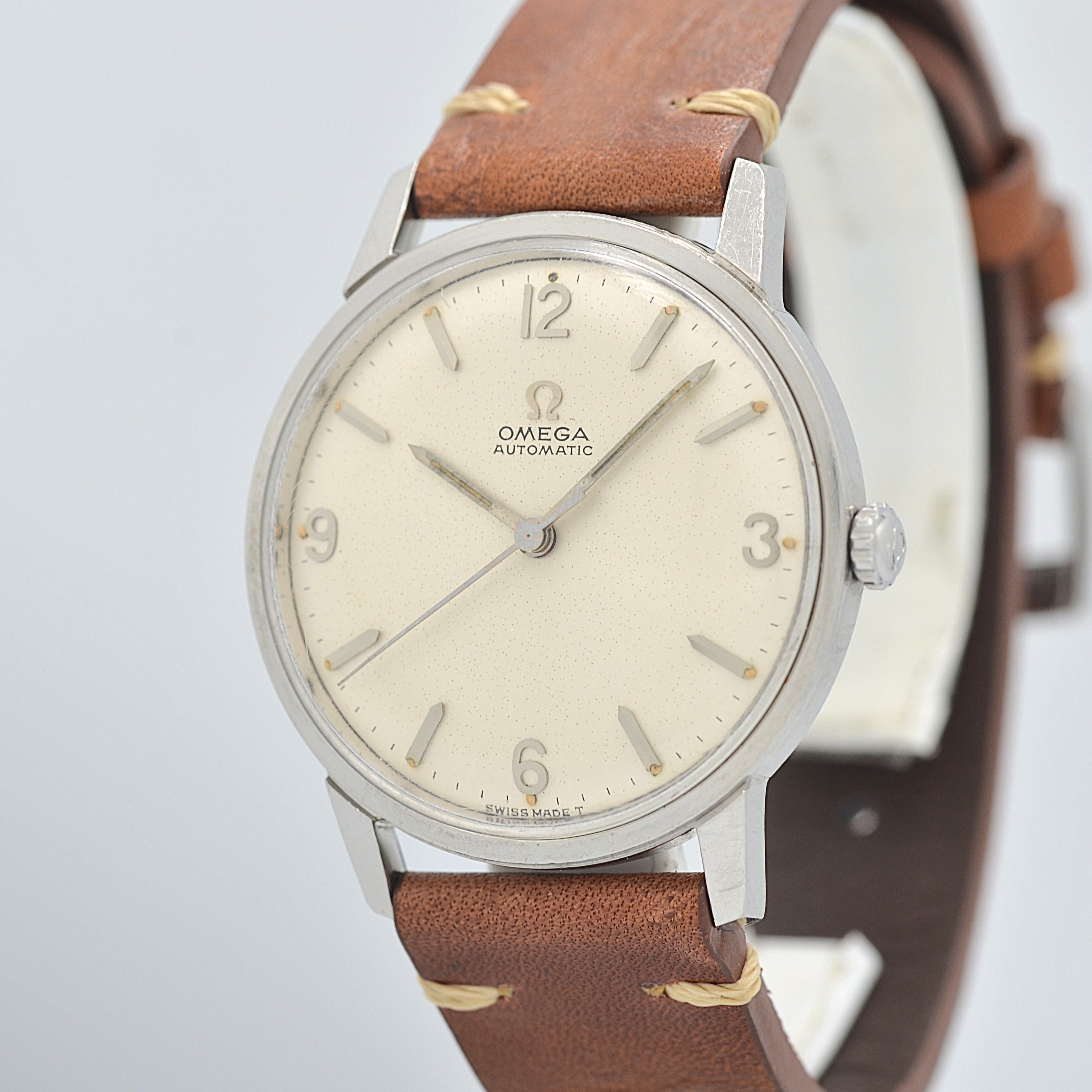[OMEGA] Omega Automatic SS 12, 3, 6, 9 Cal. 550 with Original Buckle