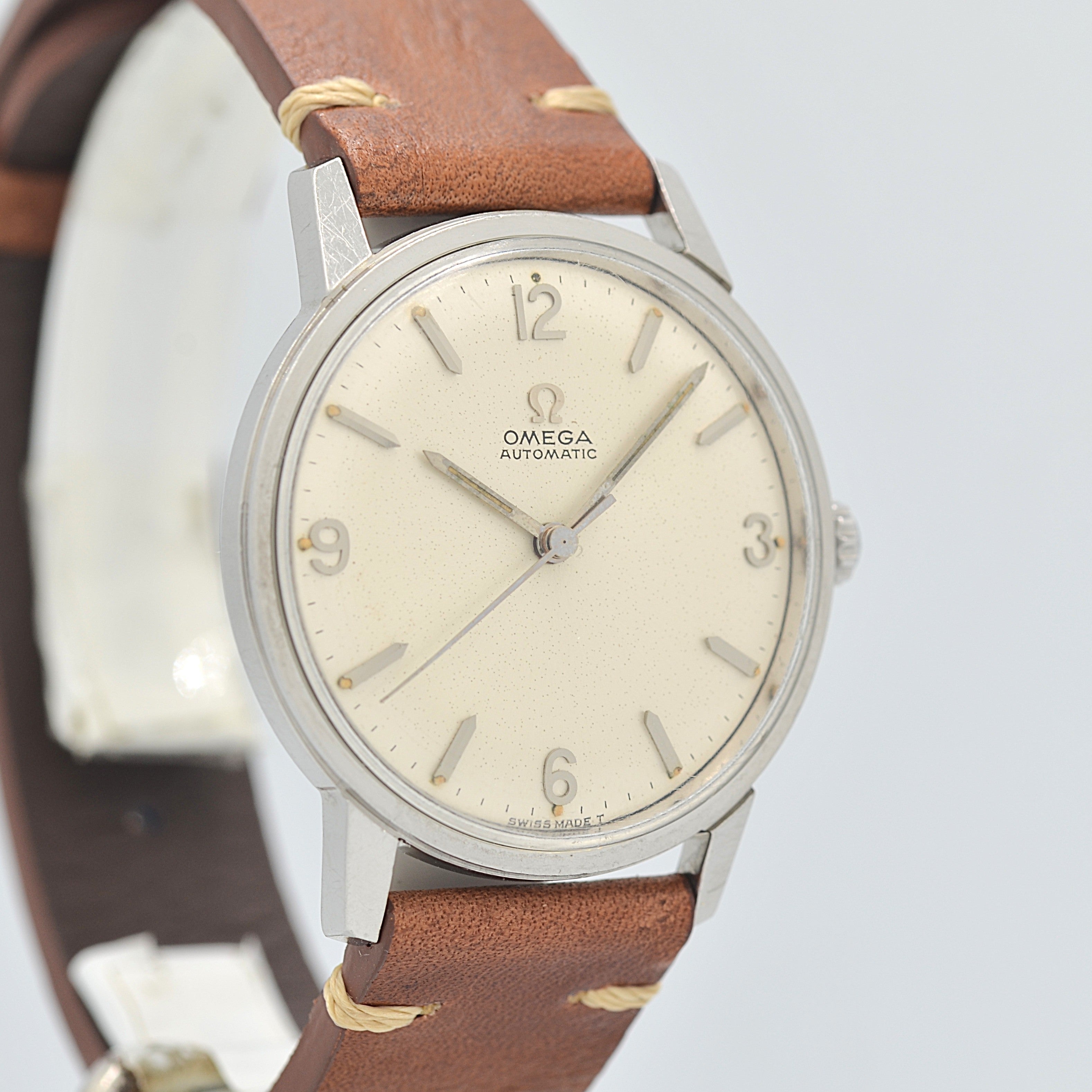 [OMEGA] Omega Automatic SS 12, 3, 6, 9 Cal. 550 with Original Buckle