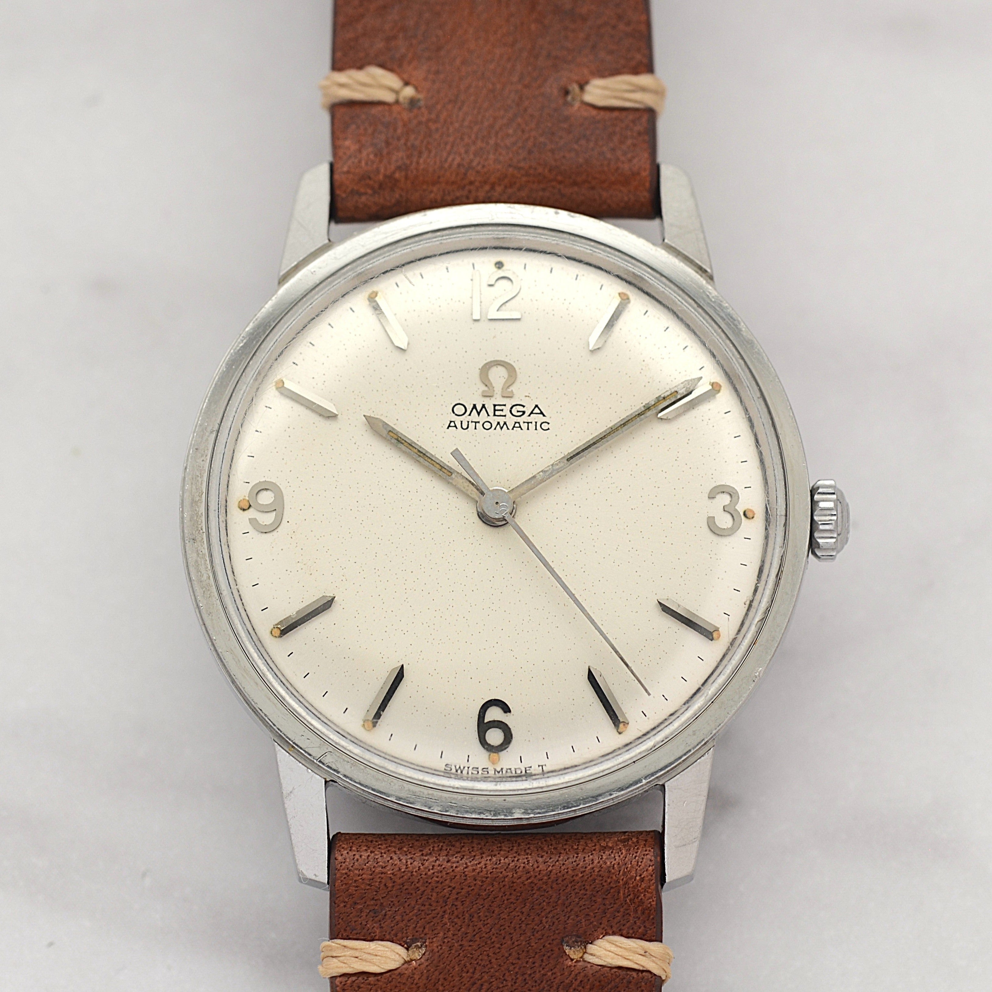 [OMEGA] Omega Automatic SS 12, 3, 6, 9 Cal. 550 with Original Buckle