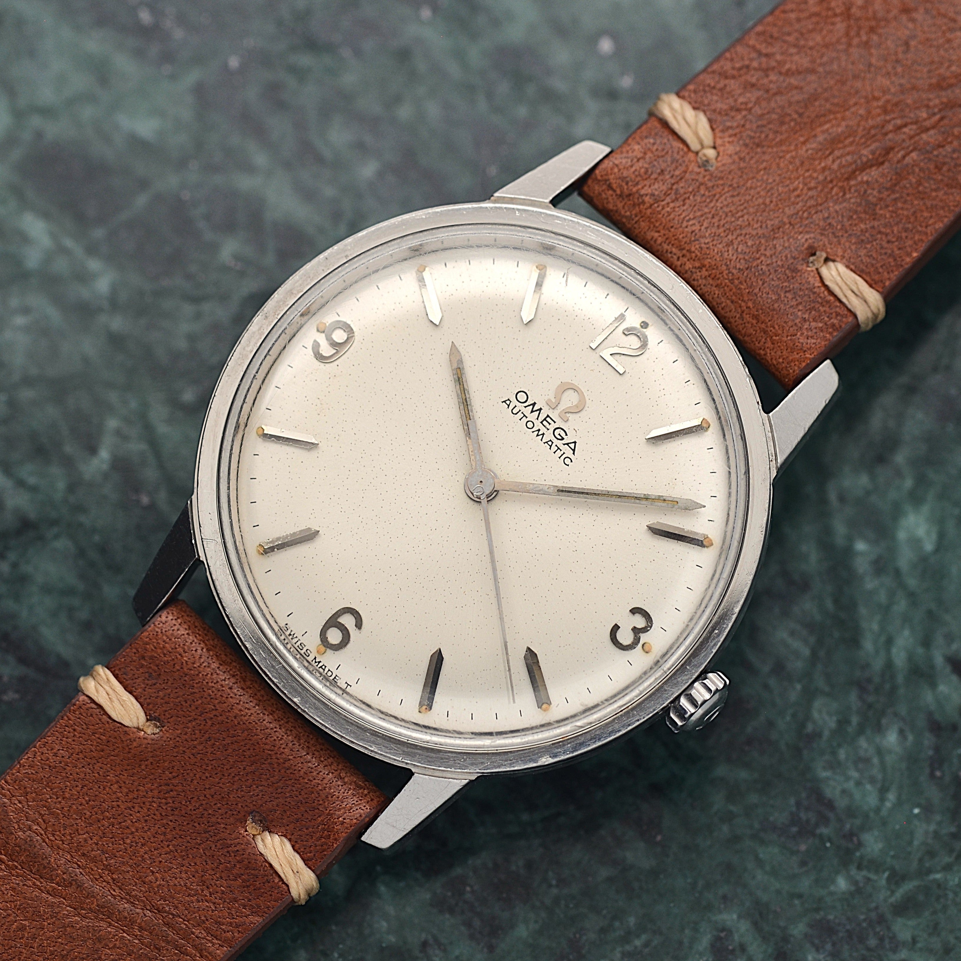 [OMEGA] Omega Automatic SS 12, 3, 6, 9 Cal. 550 with Original Buckle