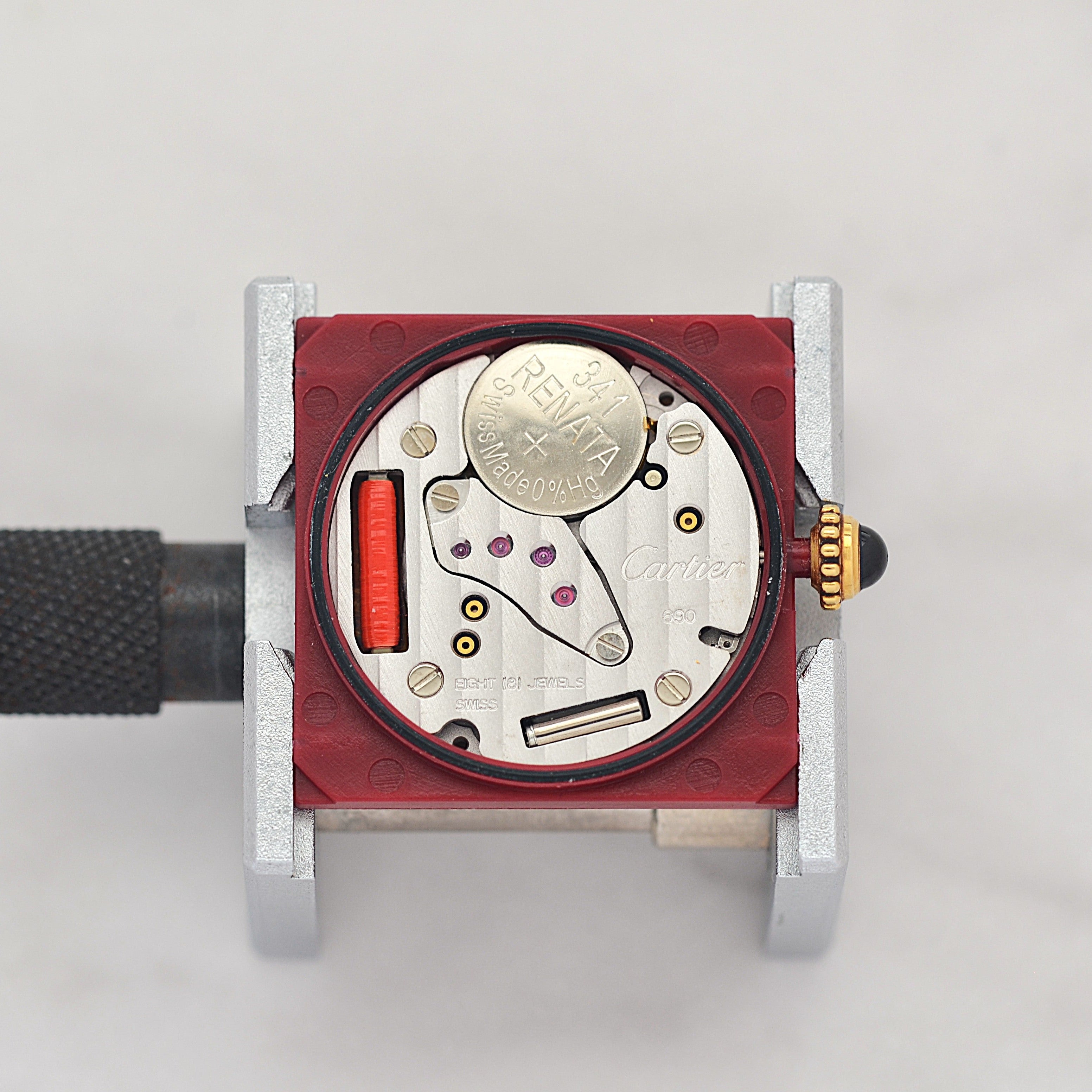 【Cartier】カルティエ マストタンク LM アラビア文字盤 純正Dバックル付き