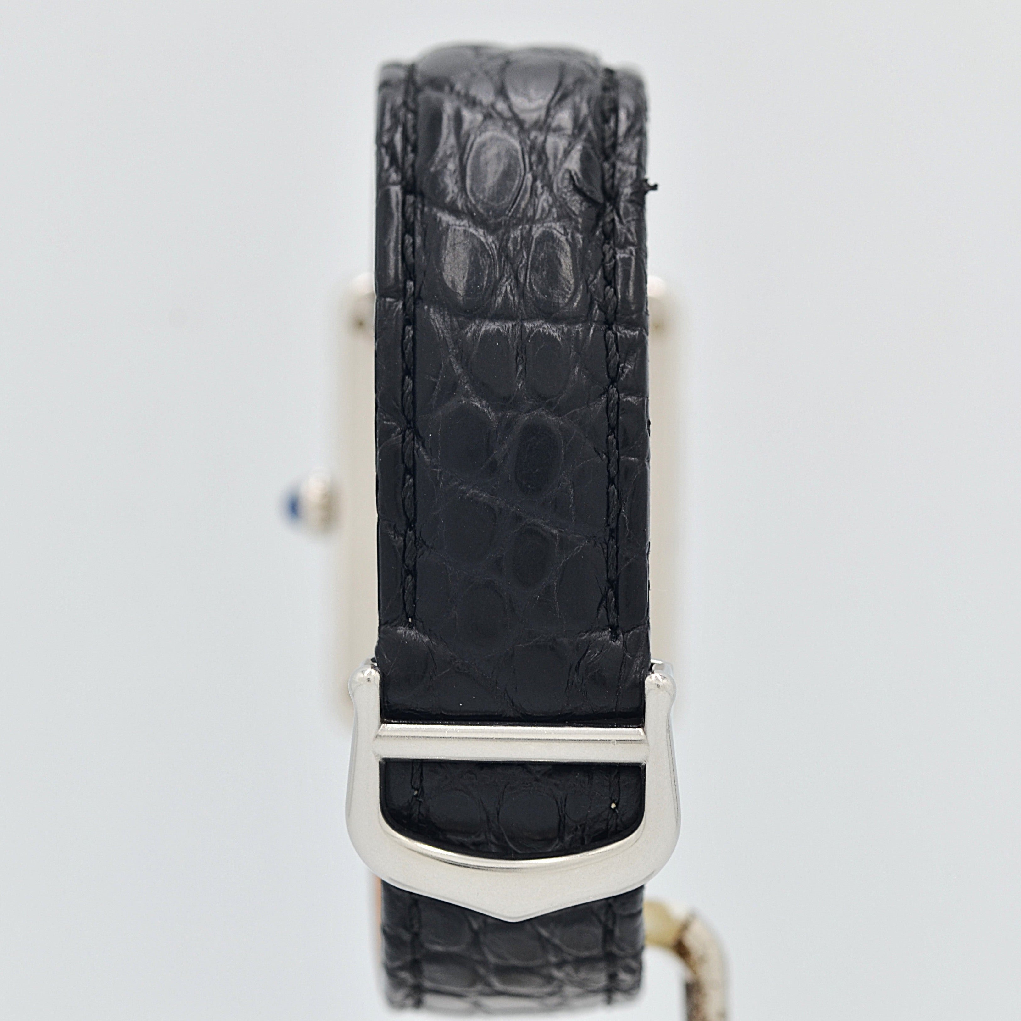 【Cartier】カルティエ マストタンク LM シルバー 純正Dバックル付き