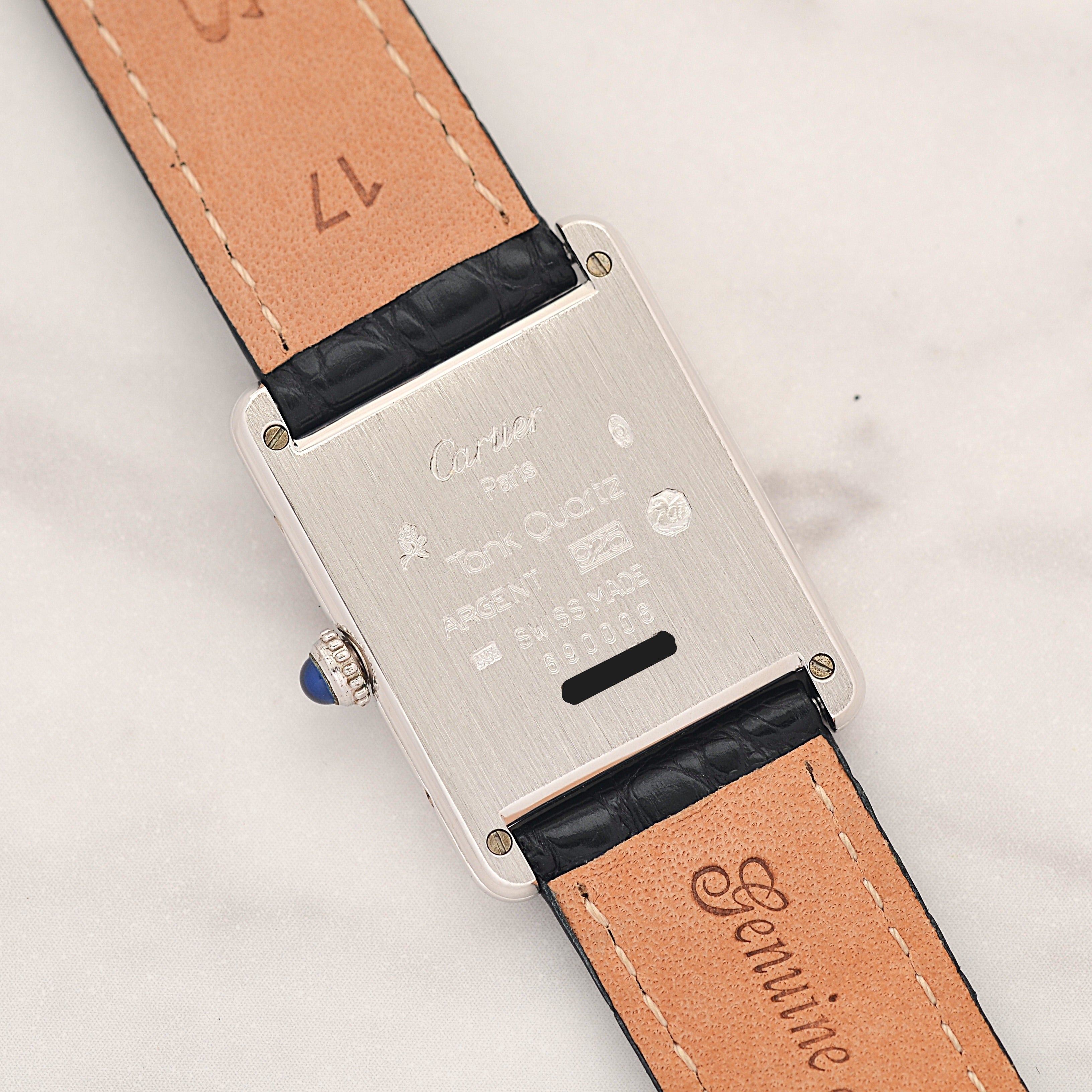 【Cartier】カルティエ マストタンク LM シルバー 純正Dバックル付き