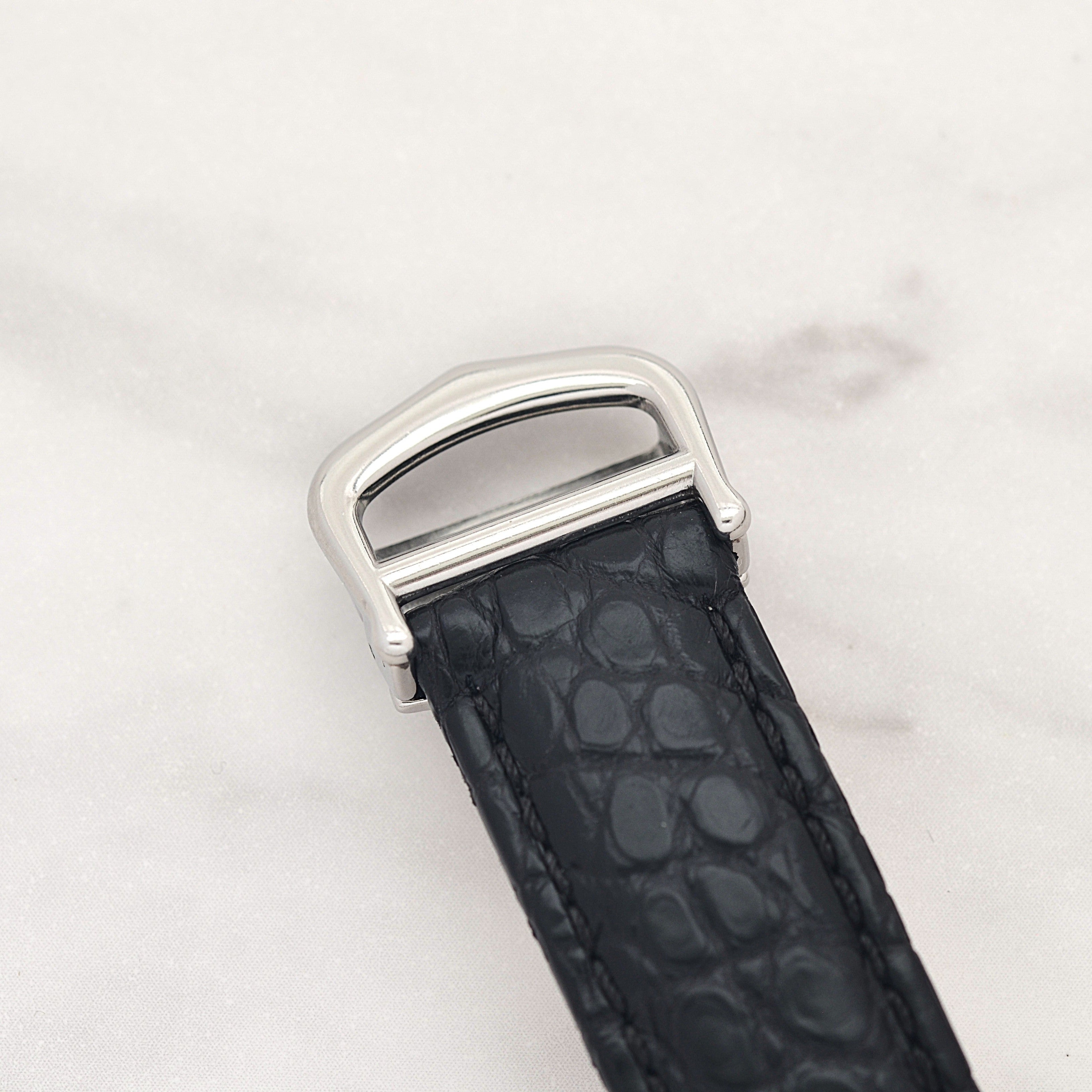 【Cartier】カルティエ マストタンク LM シルバー 純正Dバックル付き