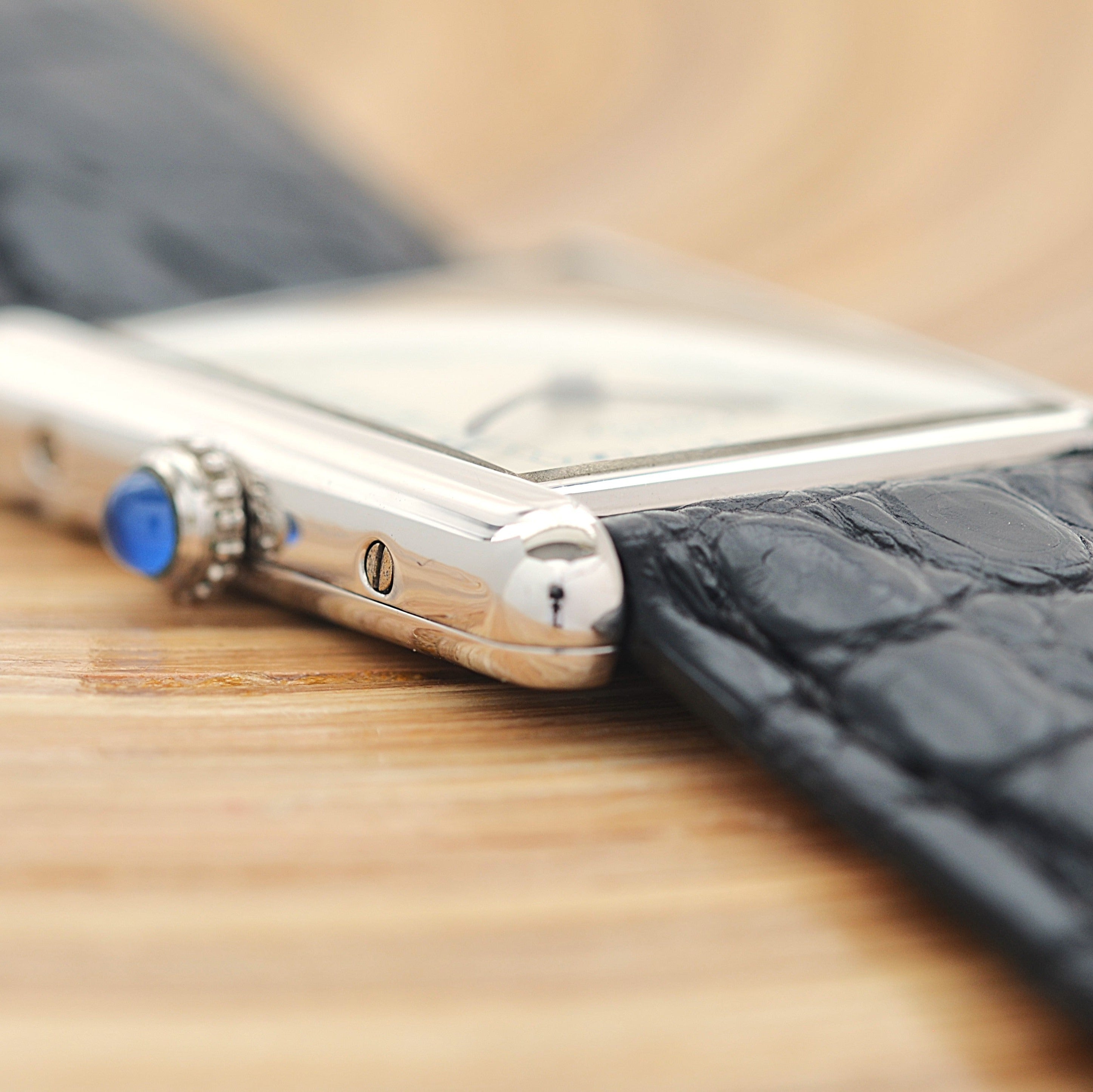【Cartier】カルティエ マストタンク LM シルバー 純正Dバックル付き