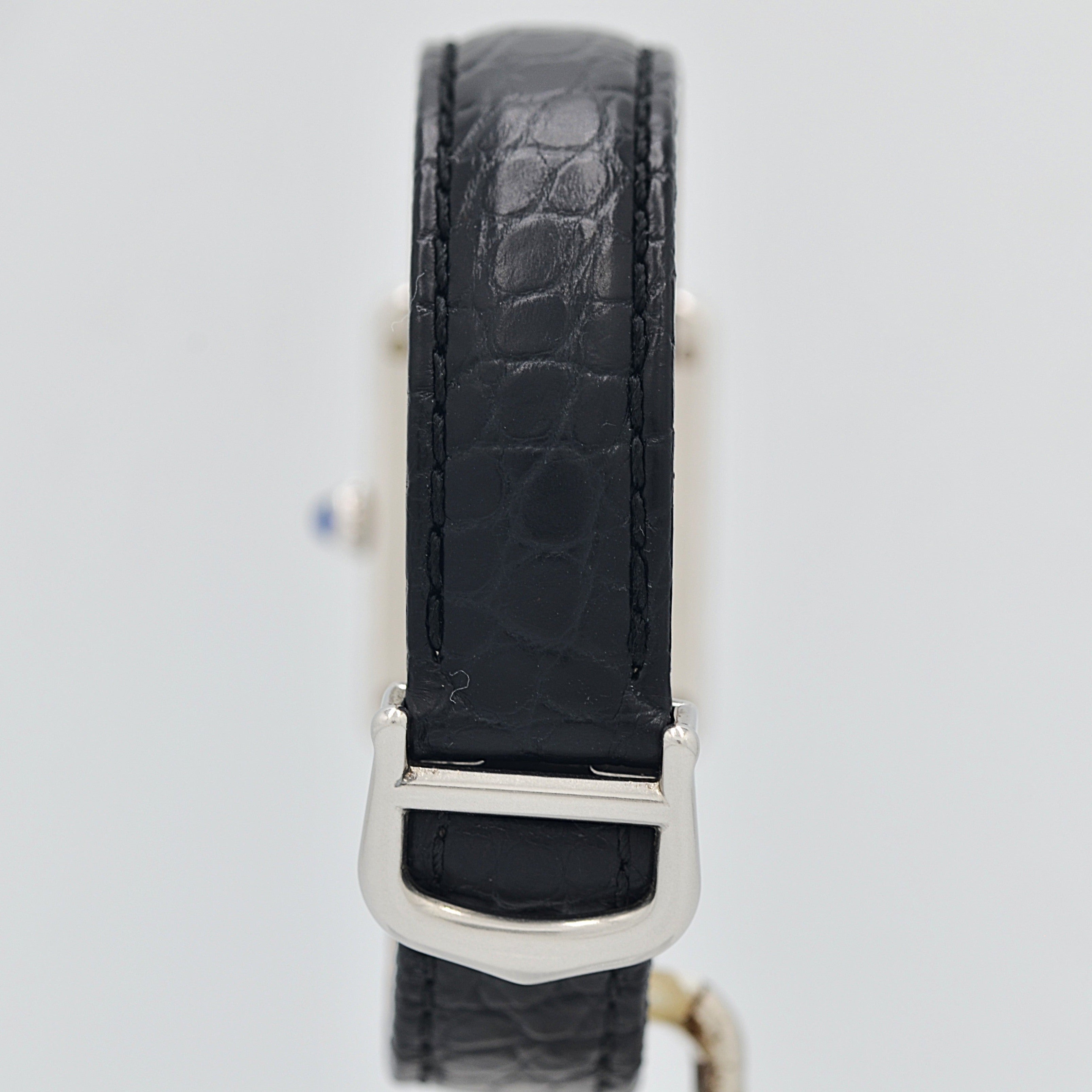 【Cartier】カルティエ マストタンク SM シルバー 純正Dバックル付き