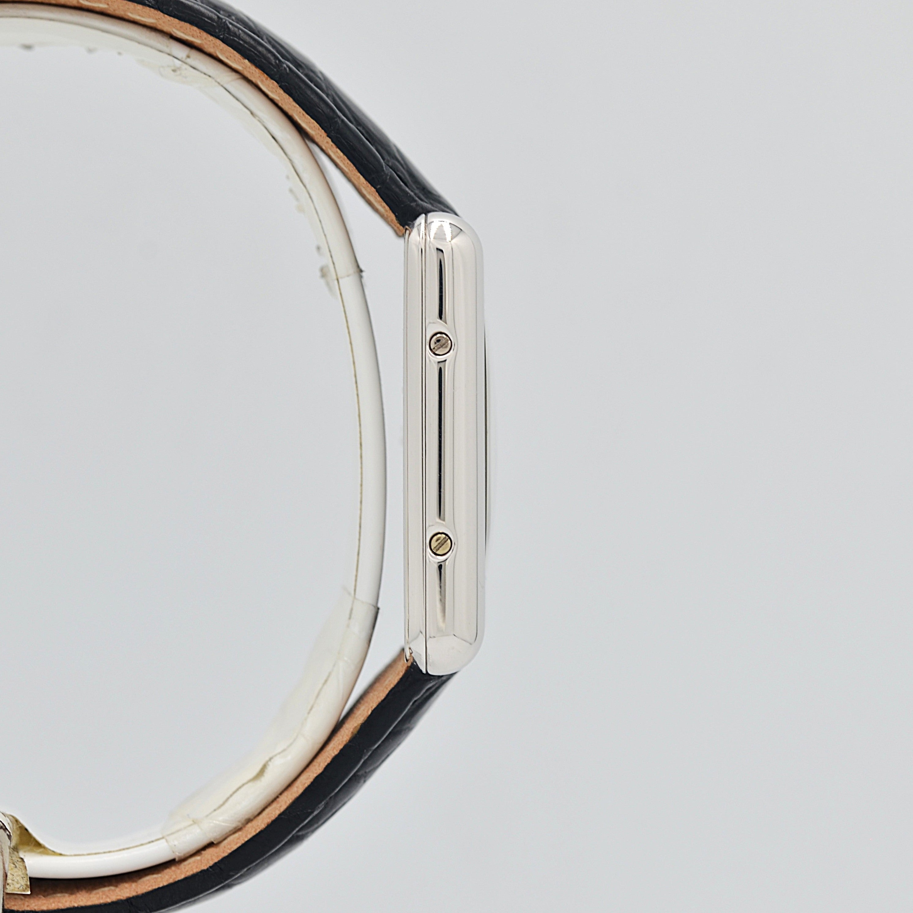 【Cartier】カルティエ マストタンク SM シルバー 純正Dバックル付き