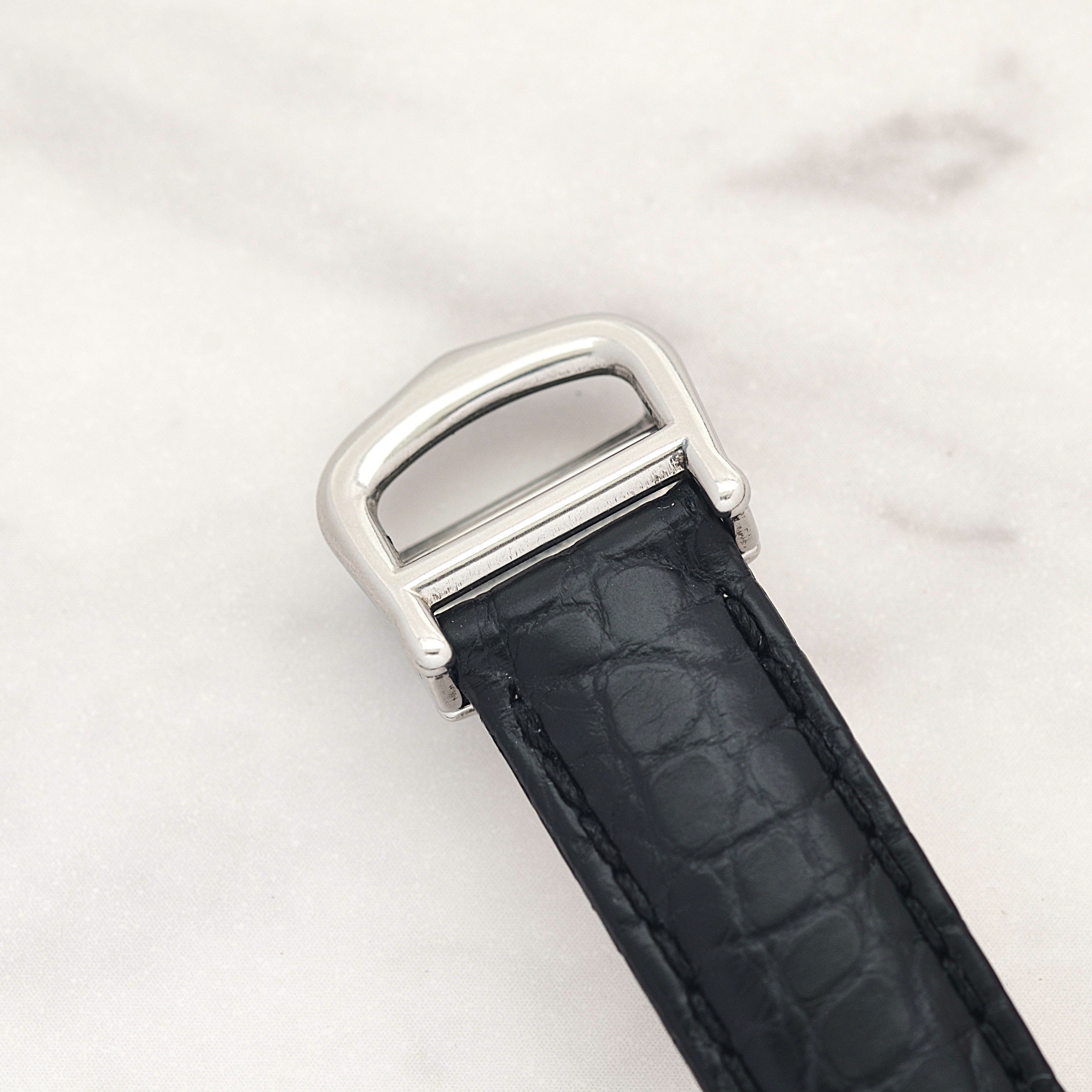 【Cartier】カルティエ マストタンク SM シルバー 純正Dバックル付き