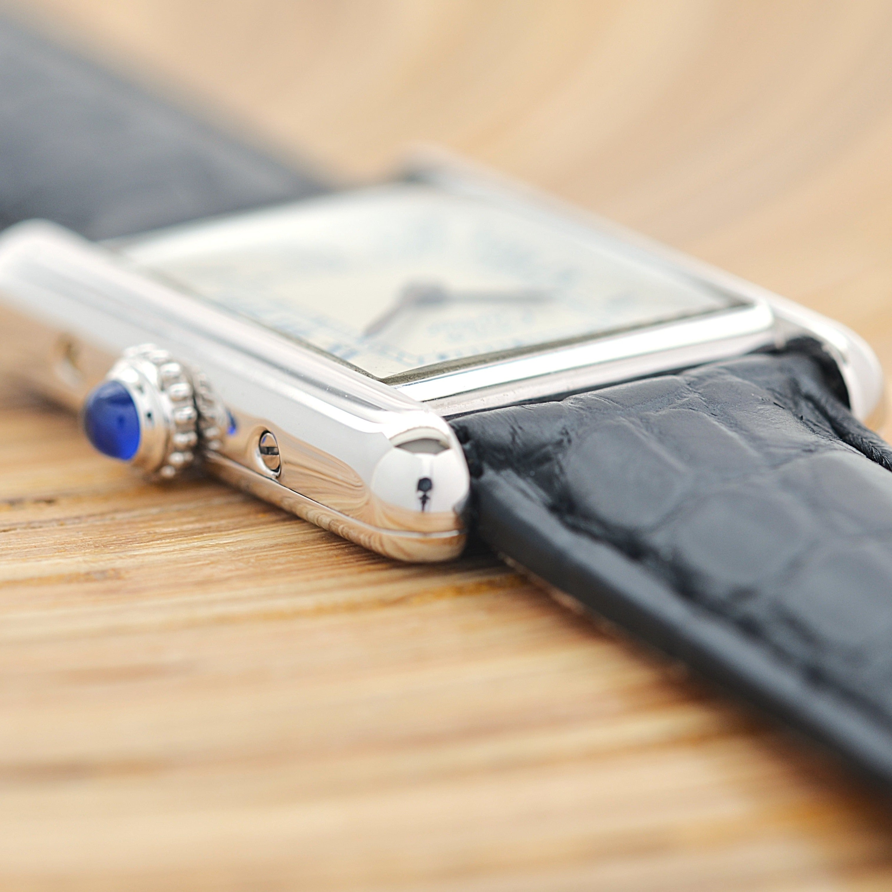 【Cartier】カルティエ マストタンク SM シルバー 純正Dバックル付き