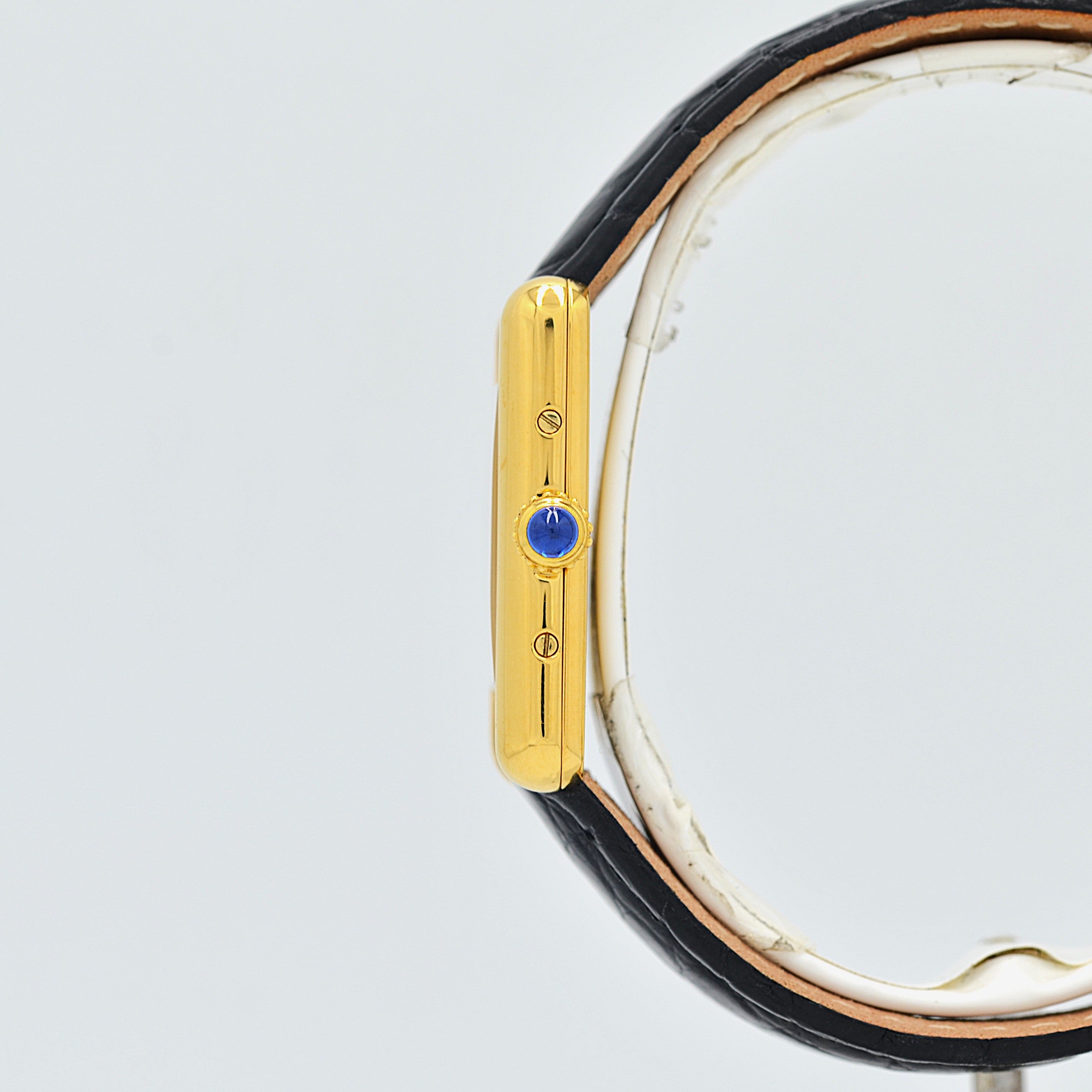 【Cartier】カルティエ マストタンク SM オパラン 純正Dバックル付き
