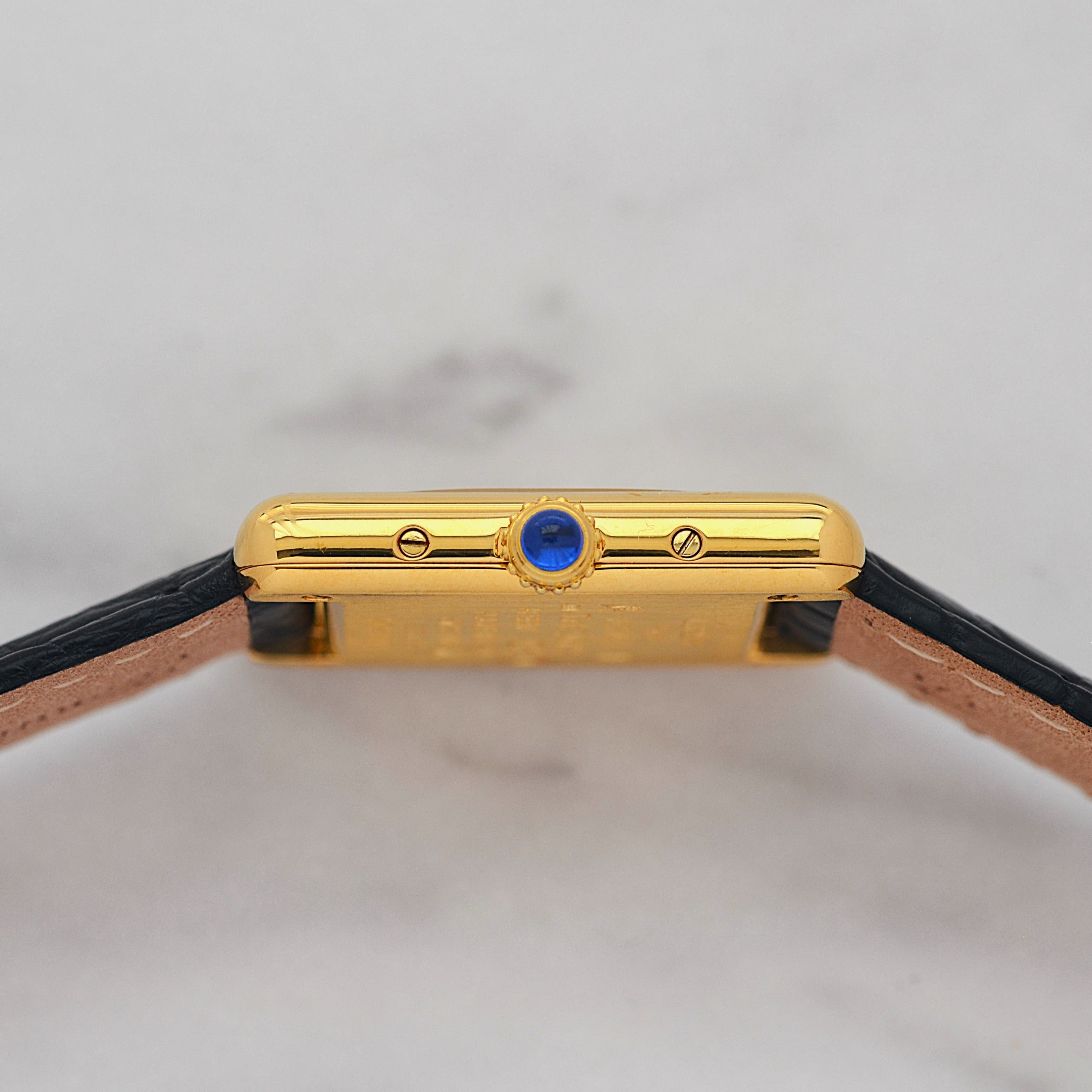 【Cartier】カルティエ マストタンク SM オパラン 純正Dバックル付き