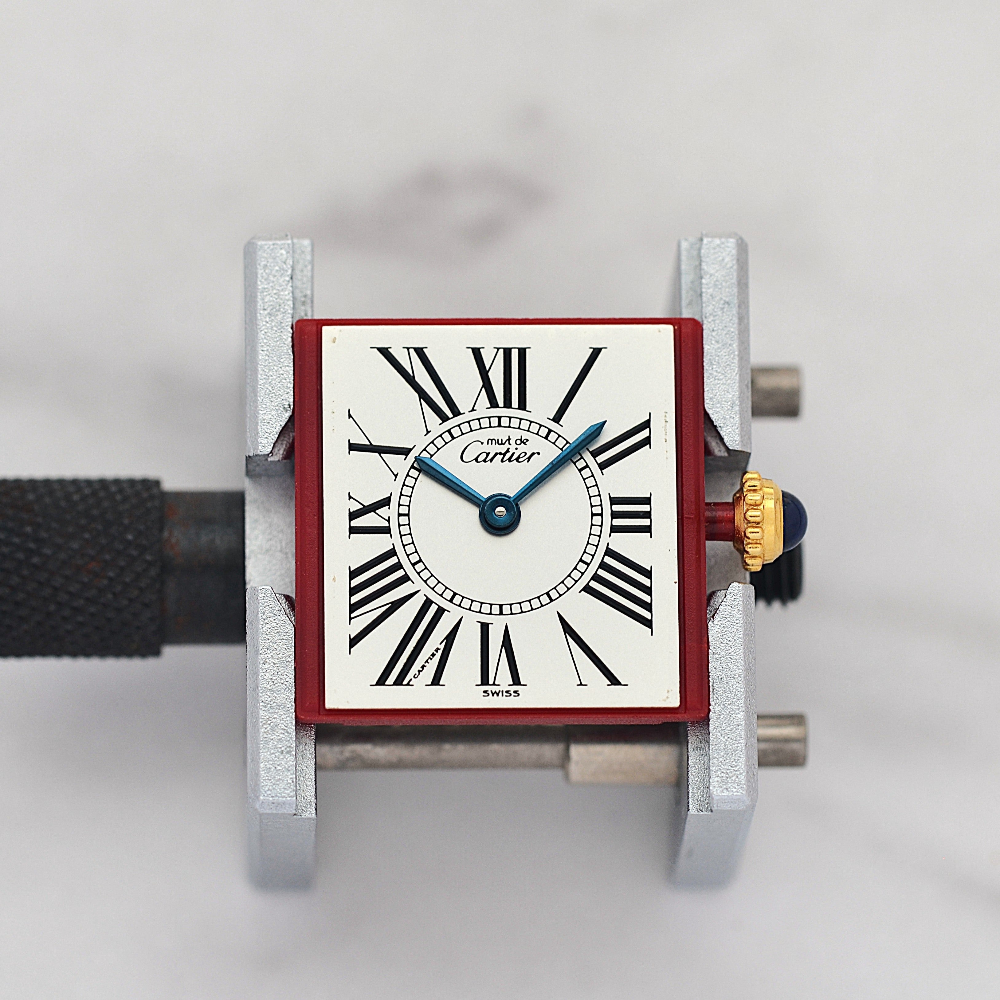【Cartier】カルティエ マストタンク SM オパラン 純正Dバックル付き
