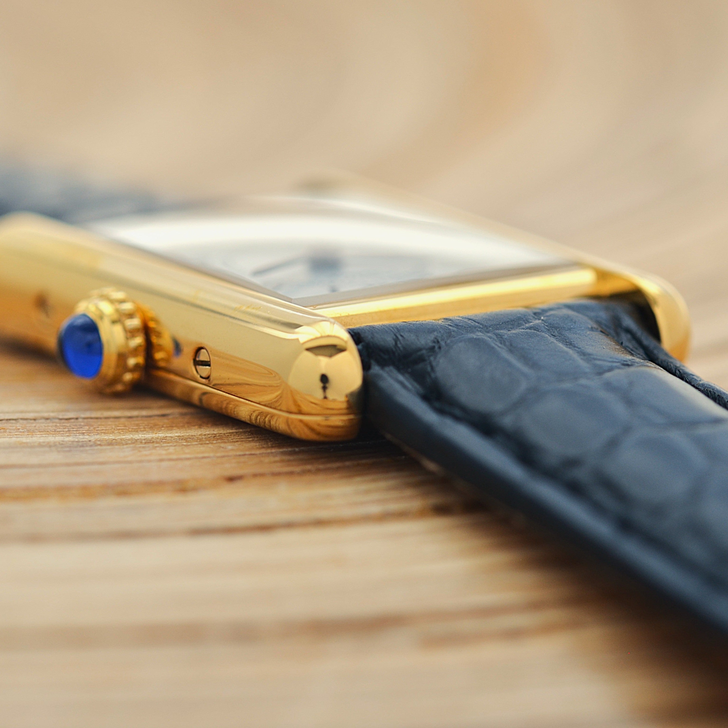 【Cartier】カルティエ マストタンク SM オパラン 純正Dバックル付き