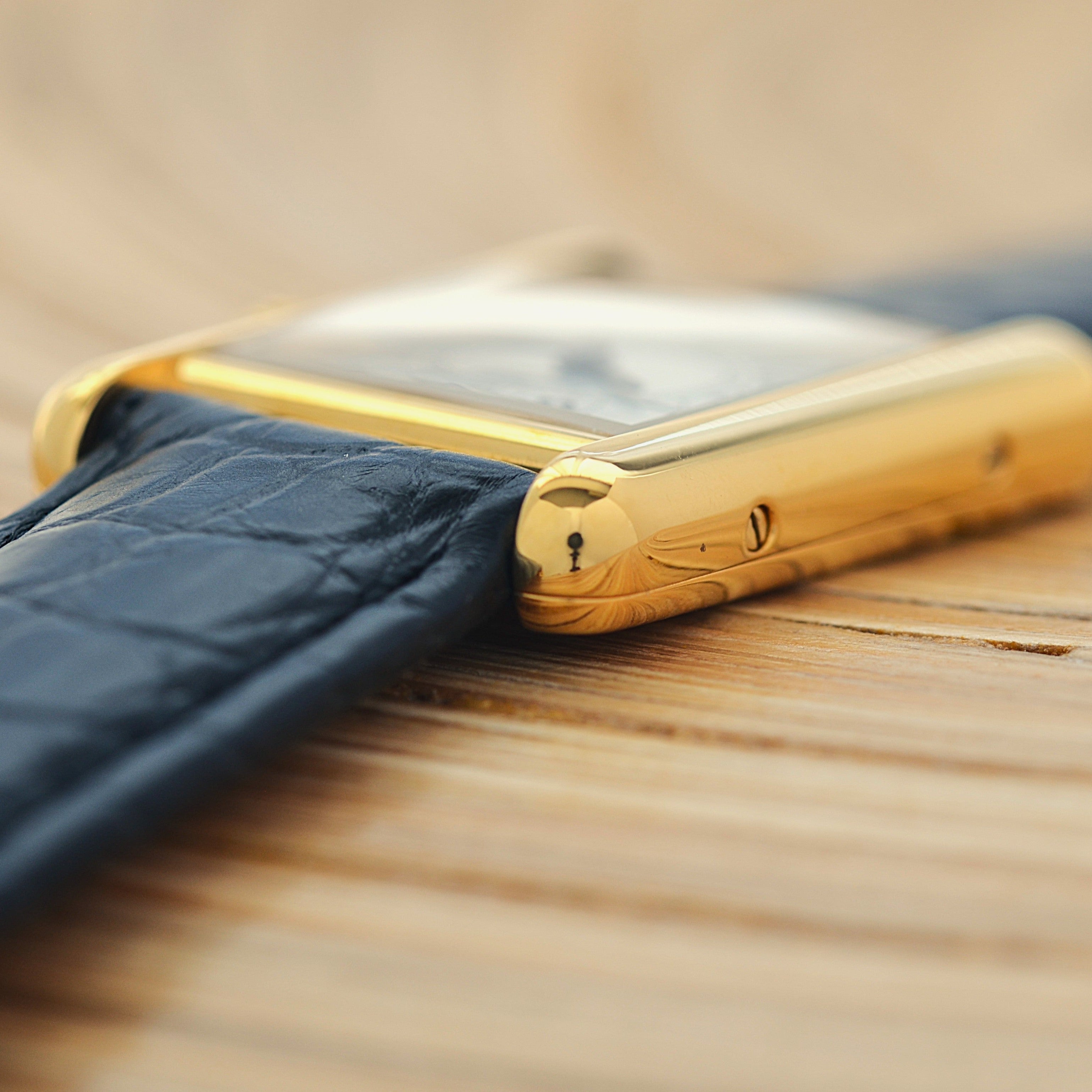 【Cartier】カルティエ マストタンク SM オパラン 純正Dバックル付き