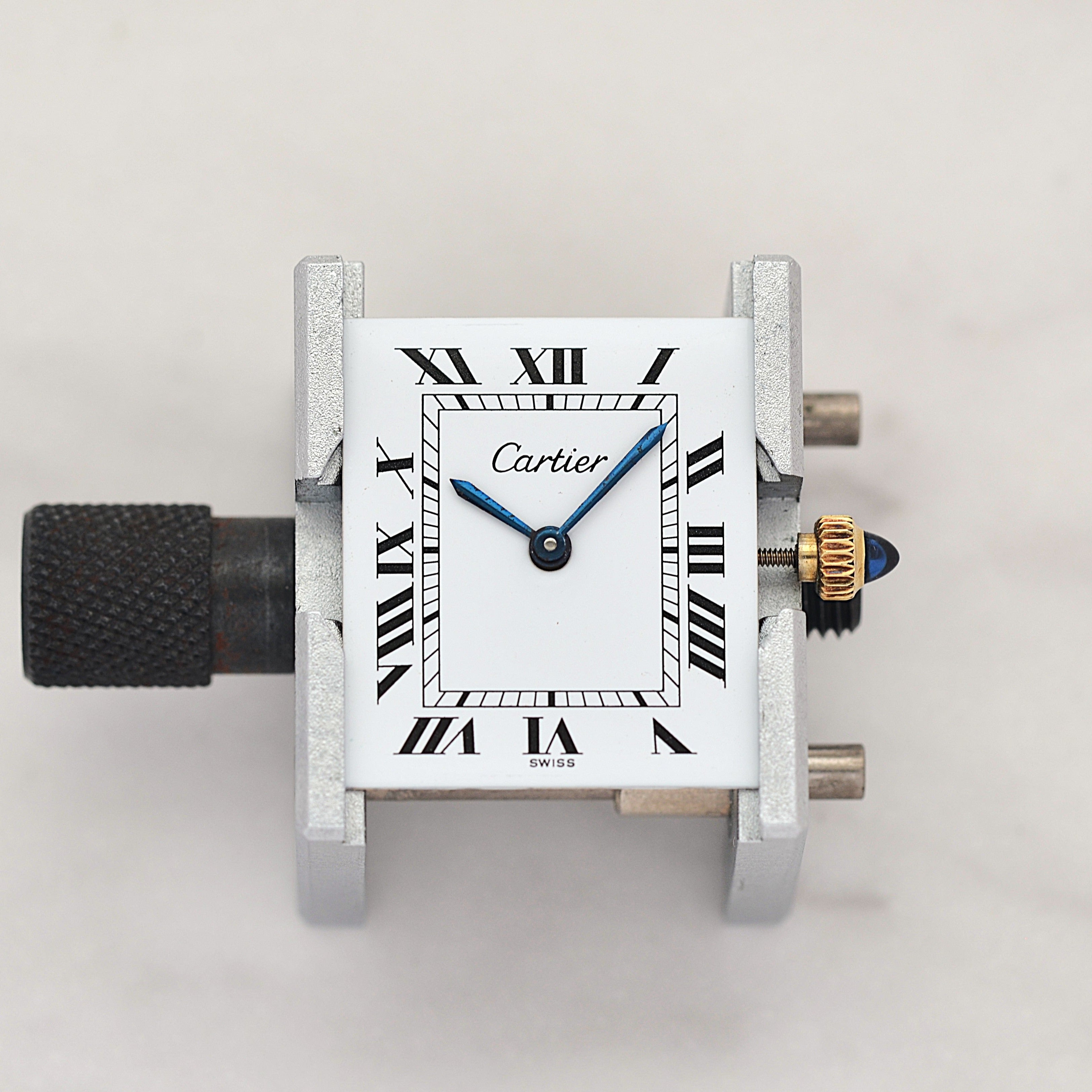 【Cartier】カルティエ プレマストタンクLM 手巻き 欧州仕様 純正クラシックバックル付き