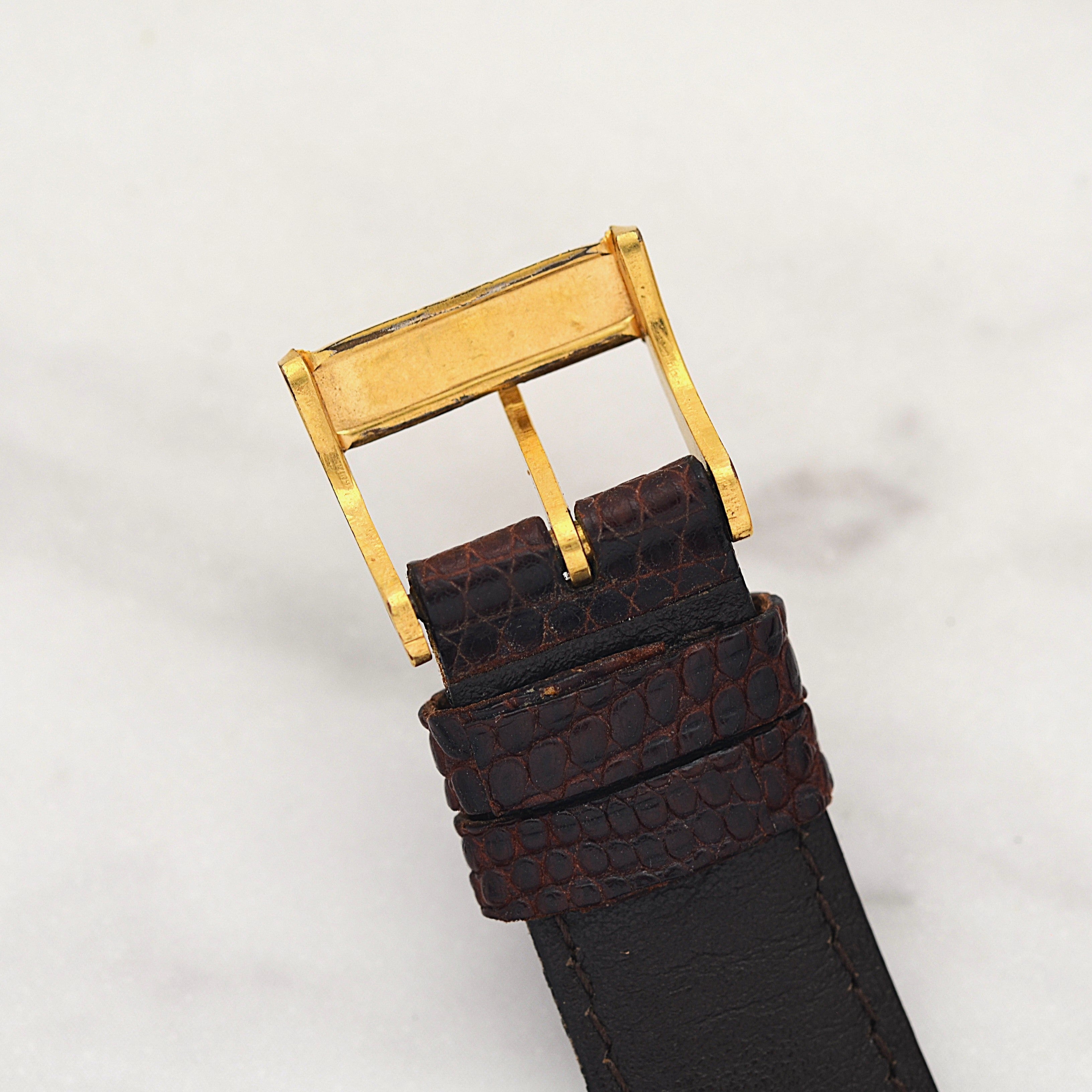 【Cartier】カルティエ プレマストタンクLM 手巻き 欧州仕様 純正クラシックバックル付き