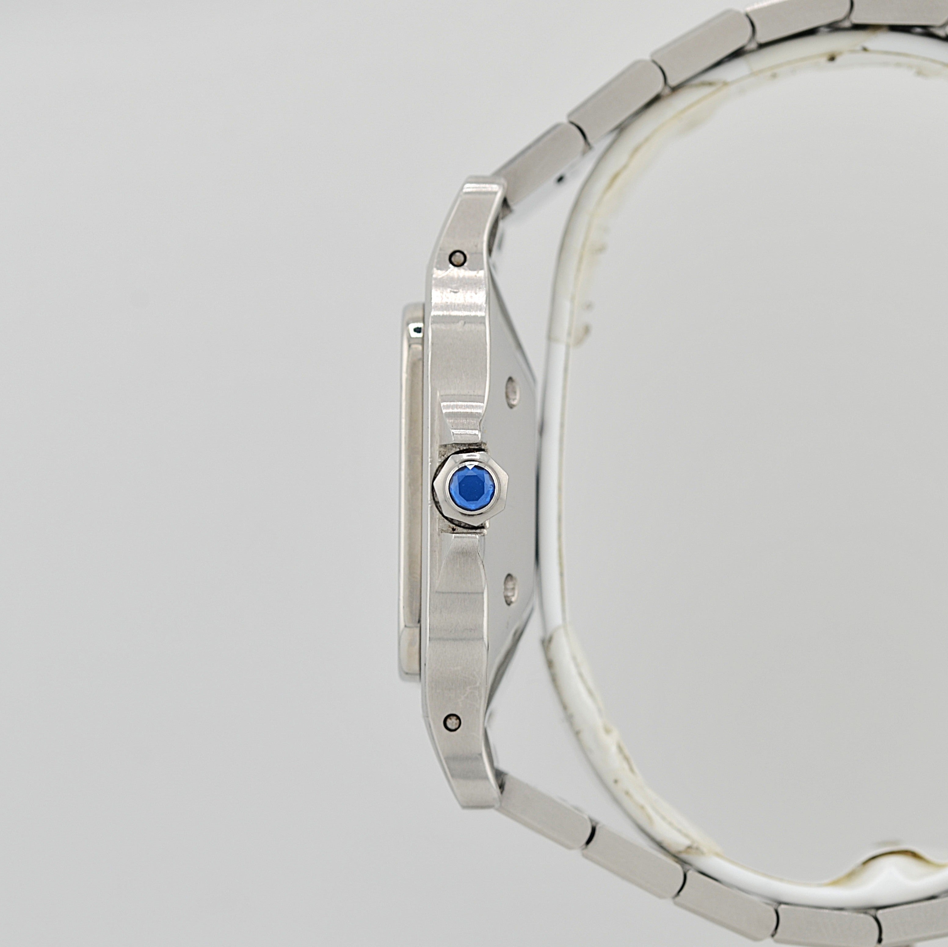 【Cartier】カルティエ サントスカレ LM ステンレス 両開きバックル