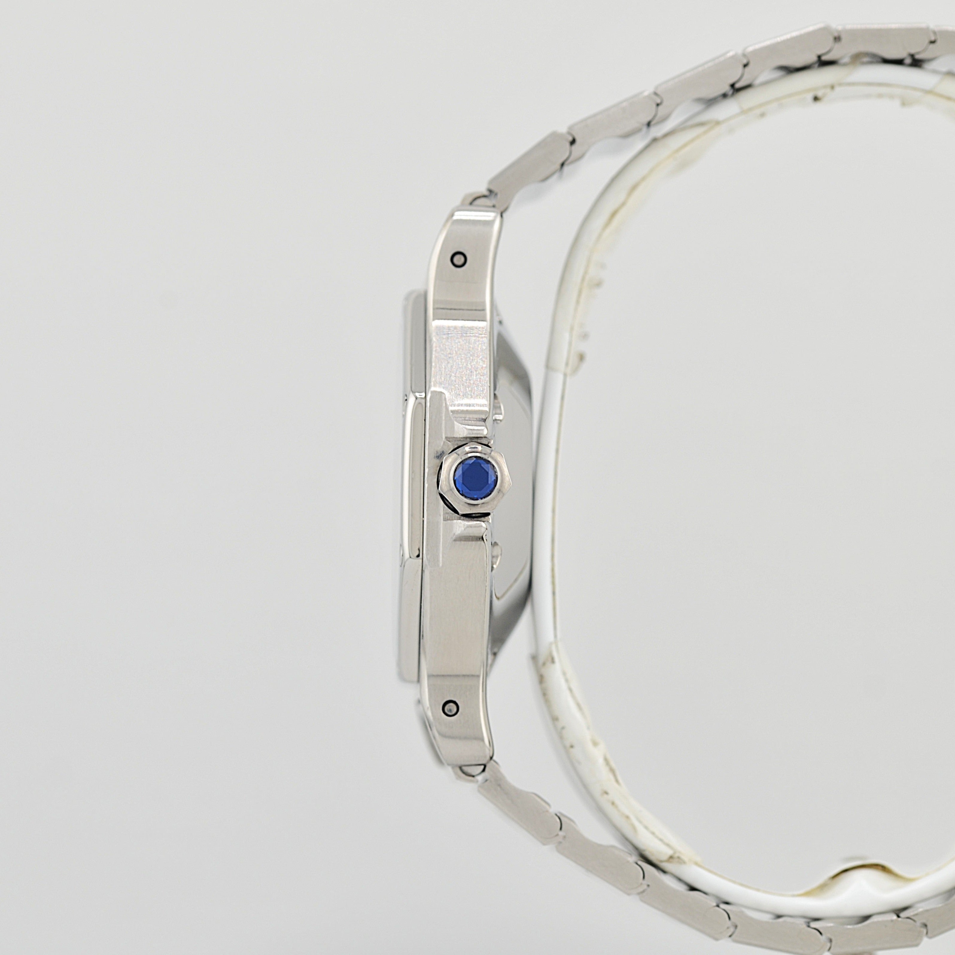 【Cartier】カルティエ サントスオクタゴン LM ステンレス 永久保証書付き カルティエコンプリートサービス済み