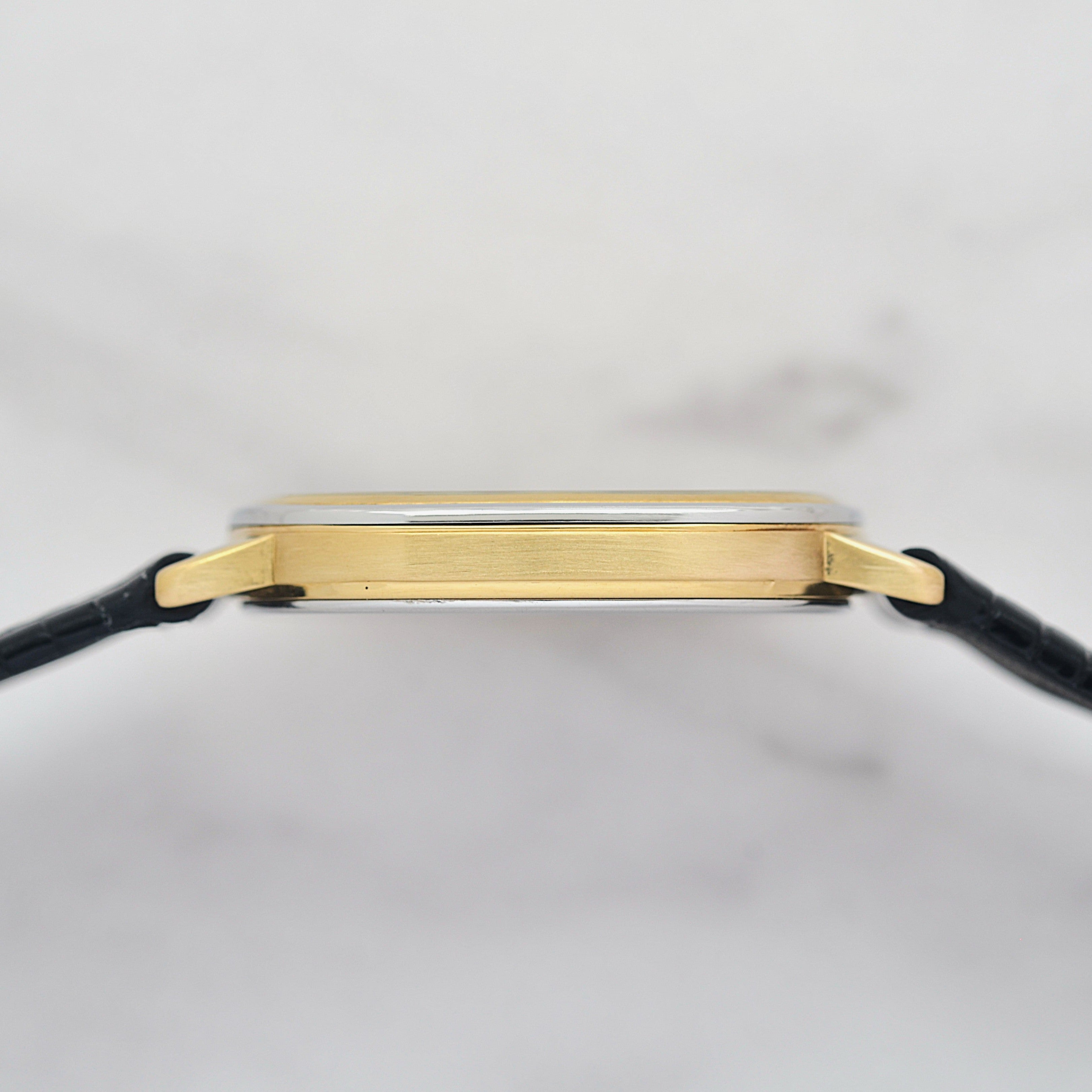 [OMEGA] Omega De Ville GP x SS Square Gold with Original Buckle