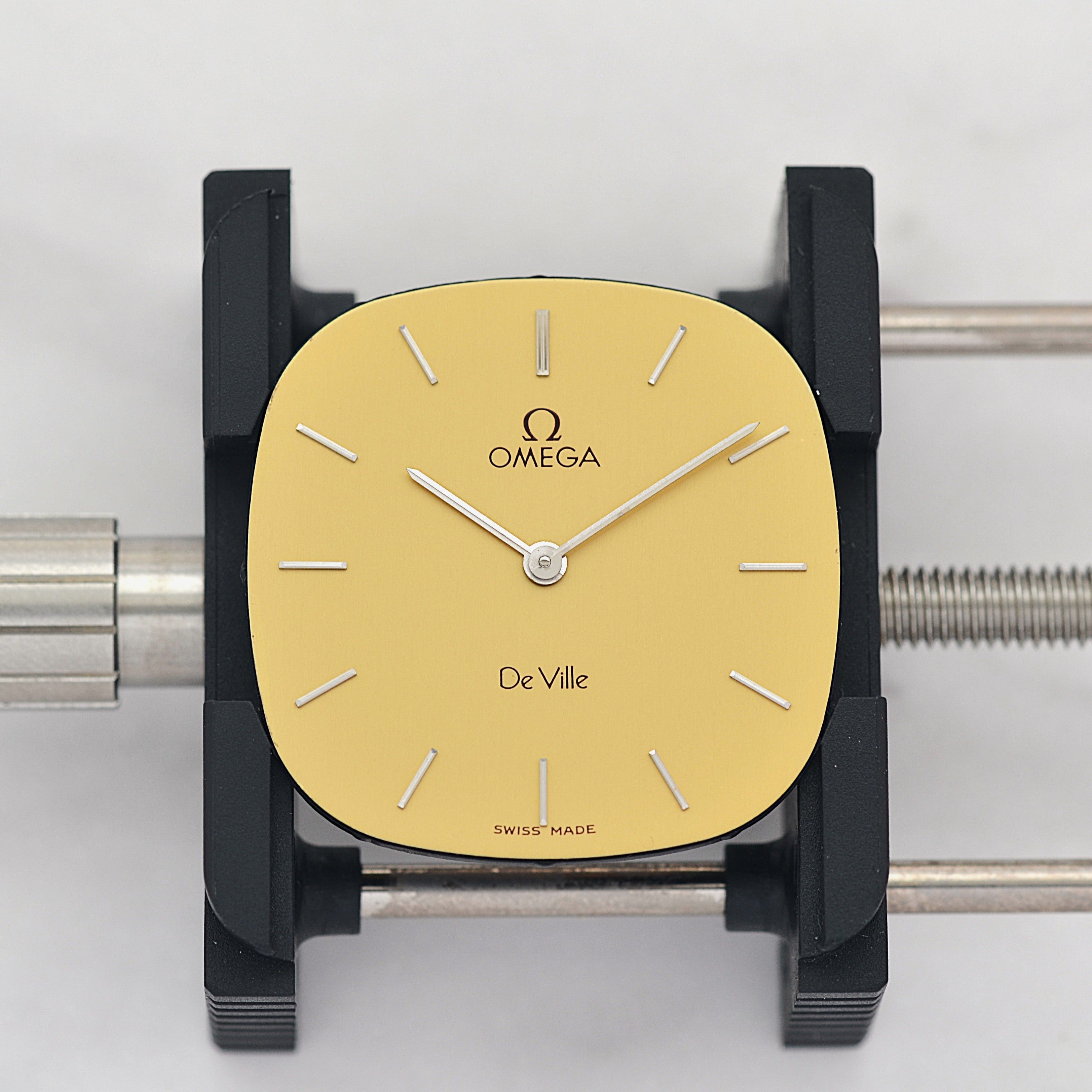 [OMEGA] Omega De Ville GP x SS Square Gold with Original Buckle