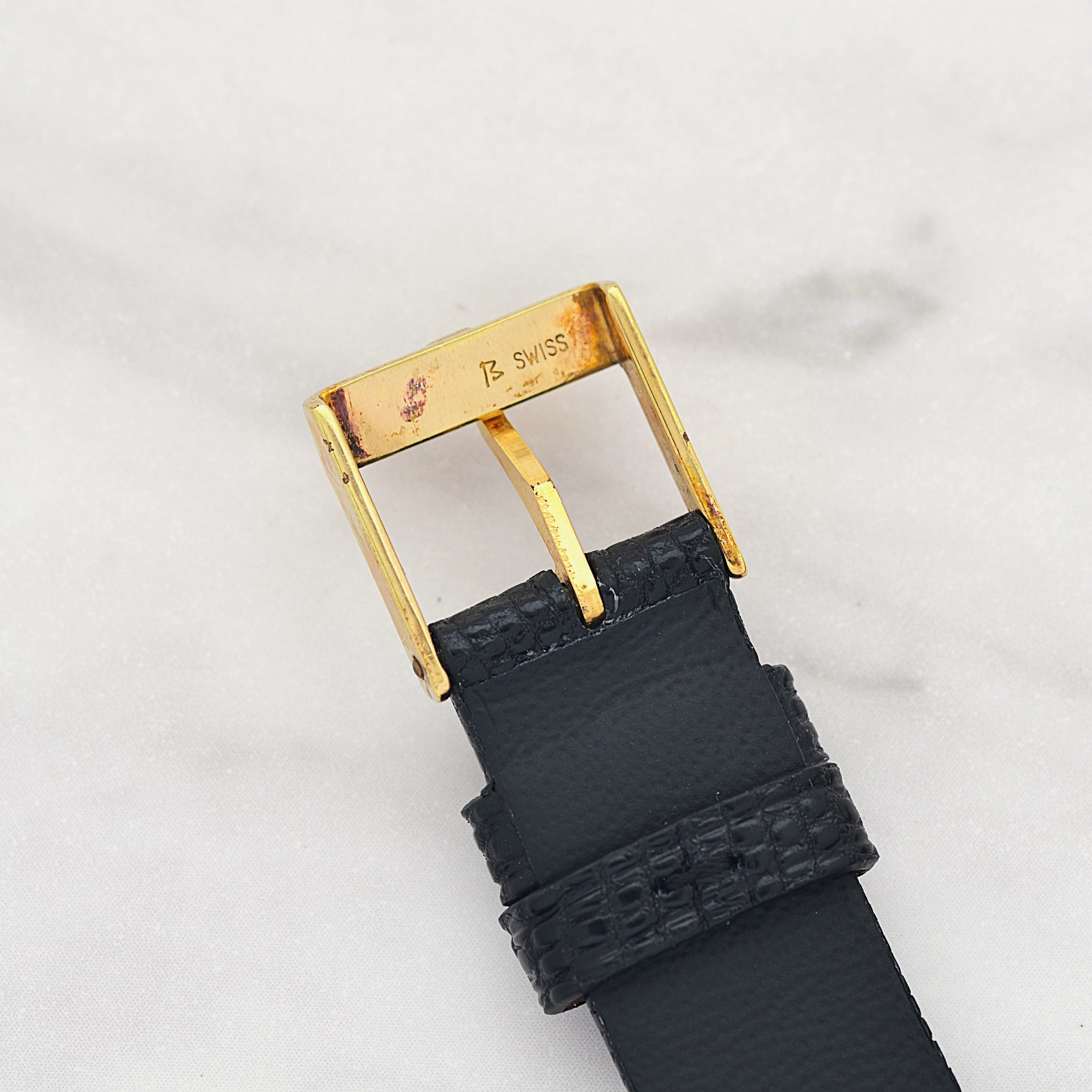 [OMEGA] Omega De Ville GP x SS Square Gold with Original Buckle